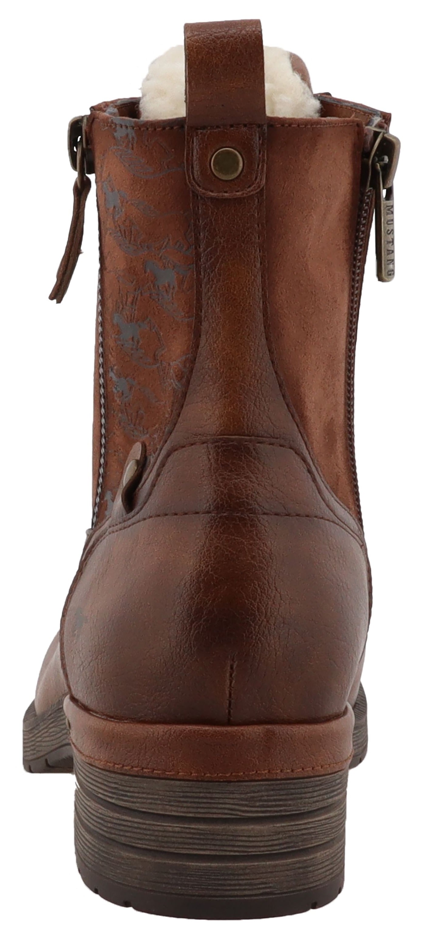 Mustang Shoes Winterstiefelette »Gelja«  Winterstiefelette, Boots mit Innenreißveschluss