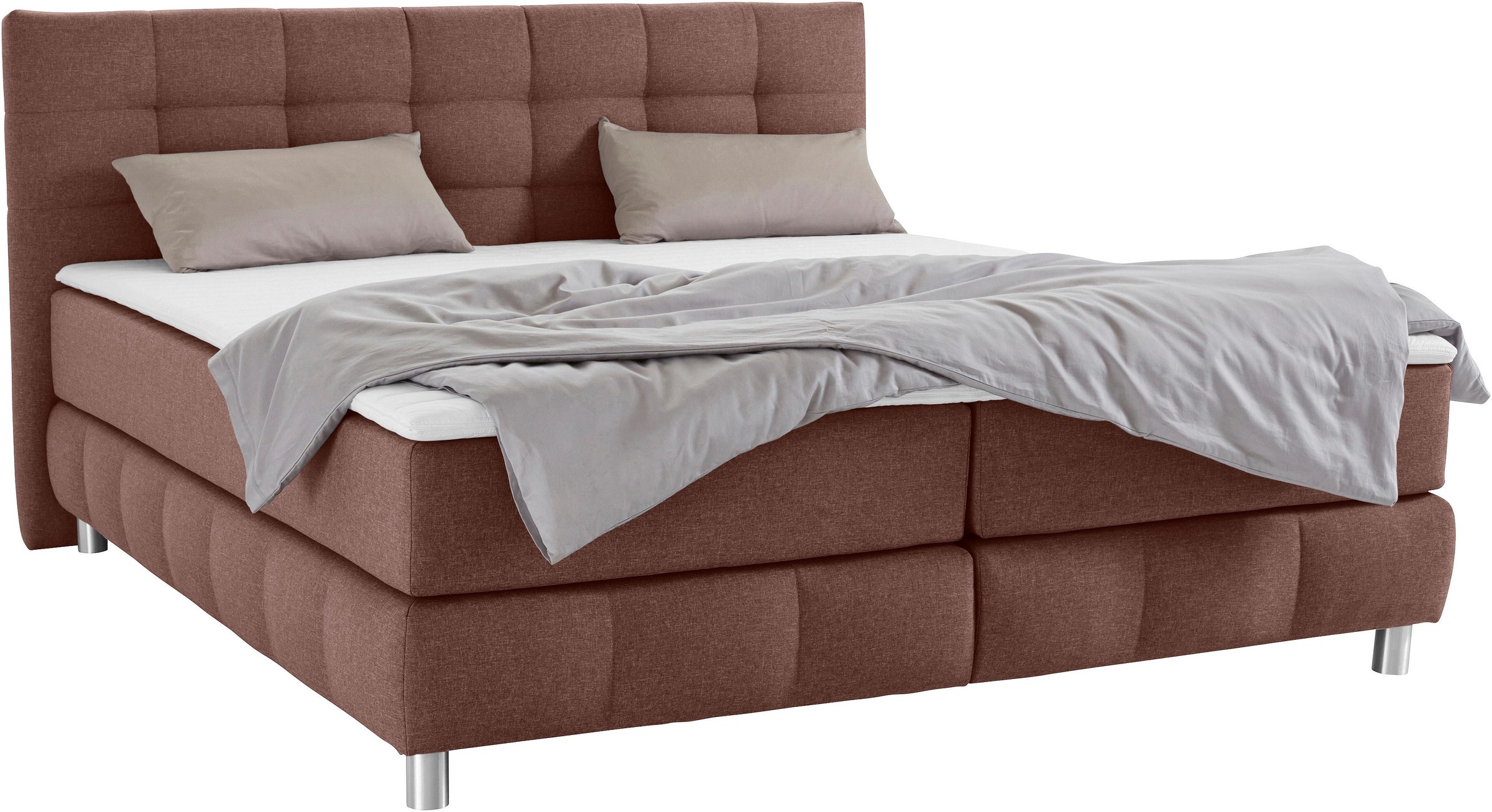 Home affaire Boxspringbett »Salo« incl. Topper, 6 Breiten, 2 Härtegrade, TFK auch in Härtegrad 4