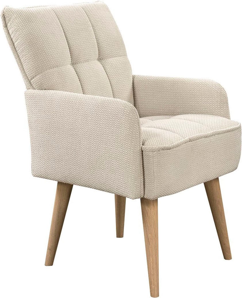 exxpo - sofa fashion Armlehnstuhl »Latte« () Esszimmerstuhl, Esszimmersessel