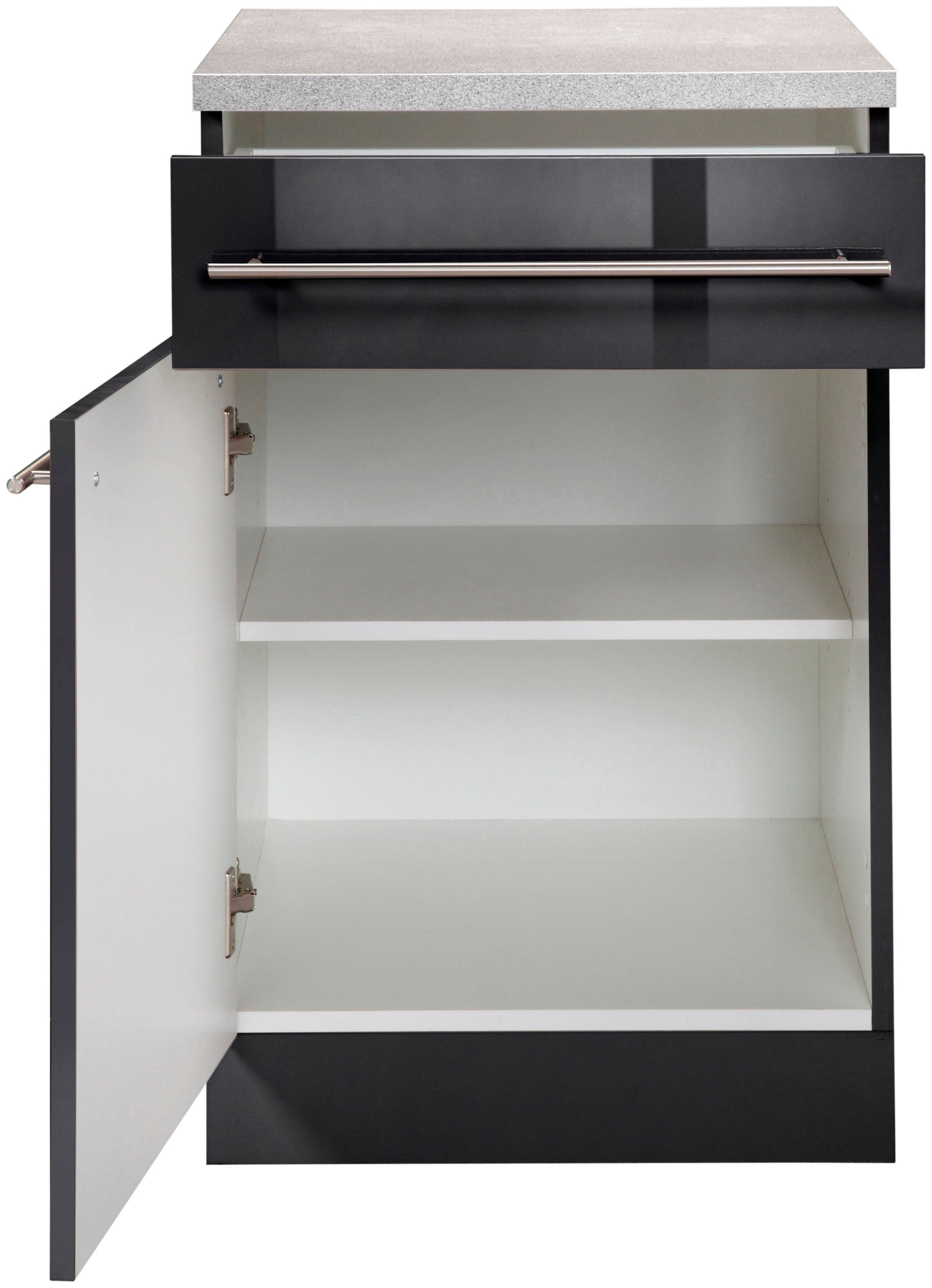 wiho Küchen Unterschrank »Chicago«, 50 cm breit, 1 Schubkasten und 1 Tür