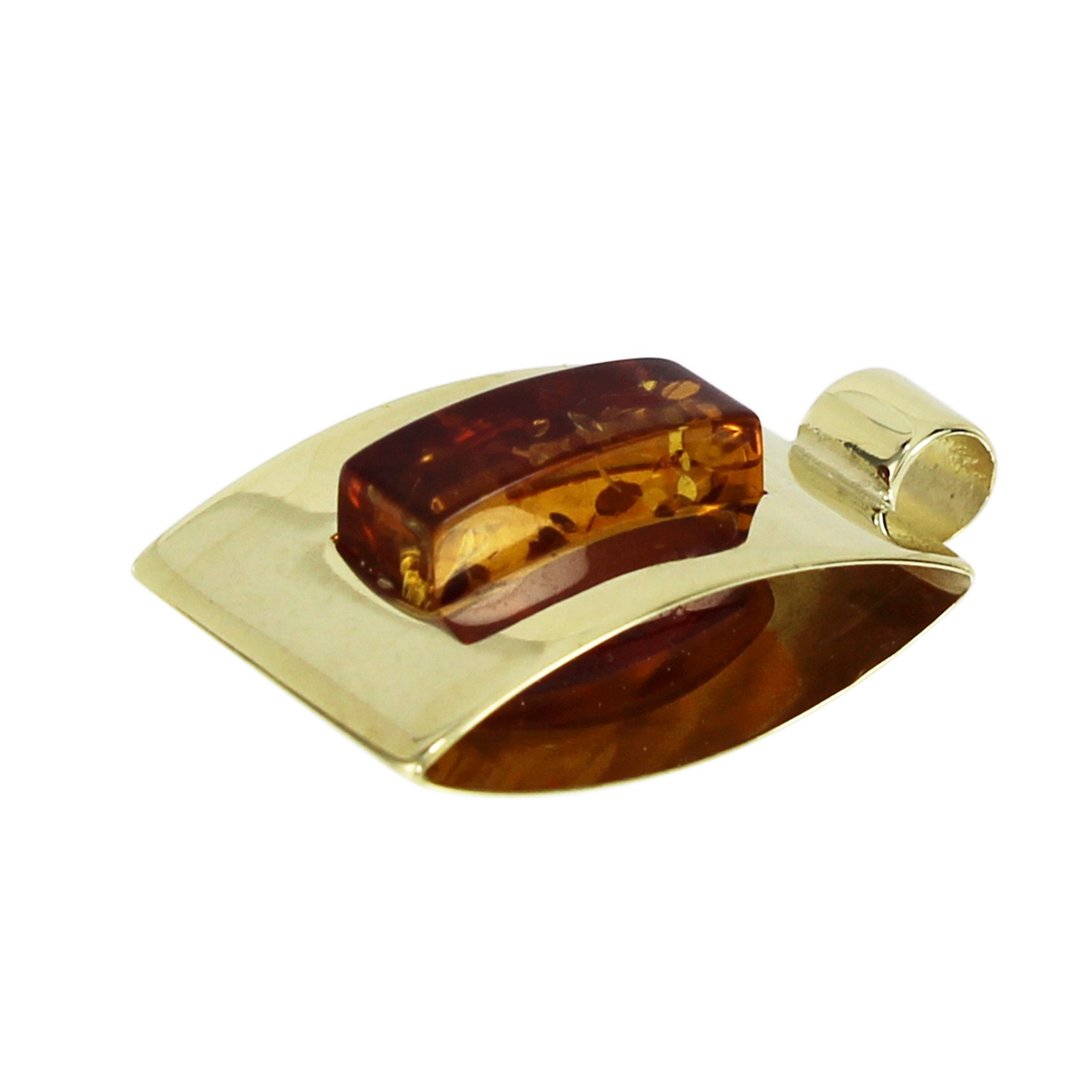 OSTSEE-SCHMUCK Kettenanhänger »- Emmi - Gold 333/000 - Bernstein«