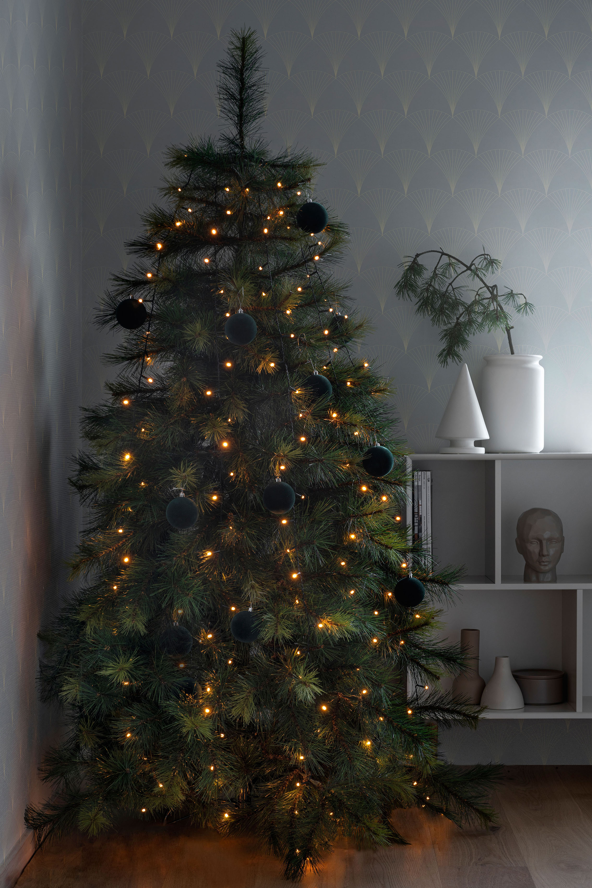LED-Baummantel »Weihnachtsdeko, Christbaumschmuck«, 200 St.-flammig, LED Lichterkette...