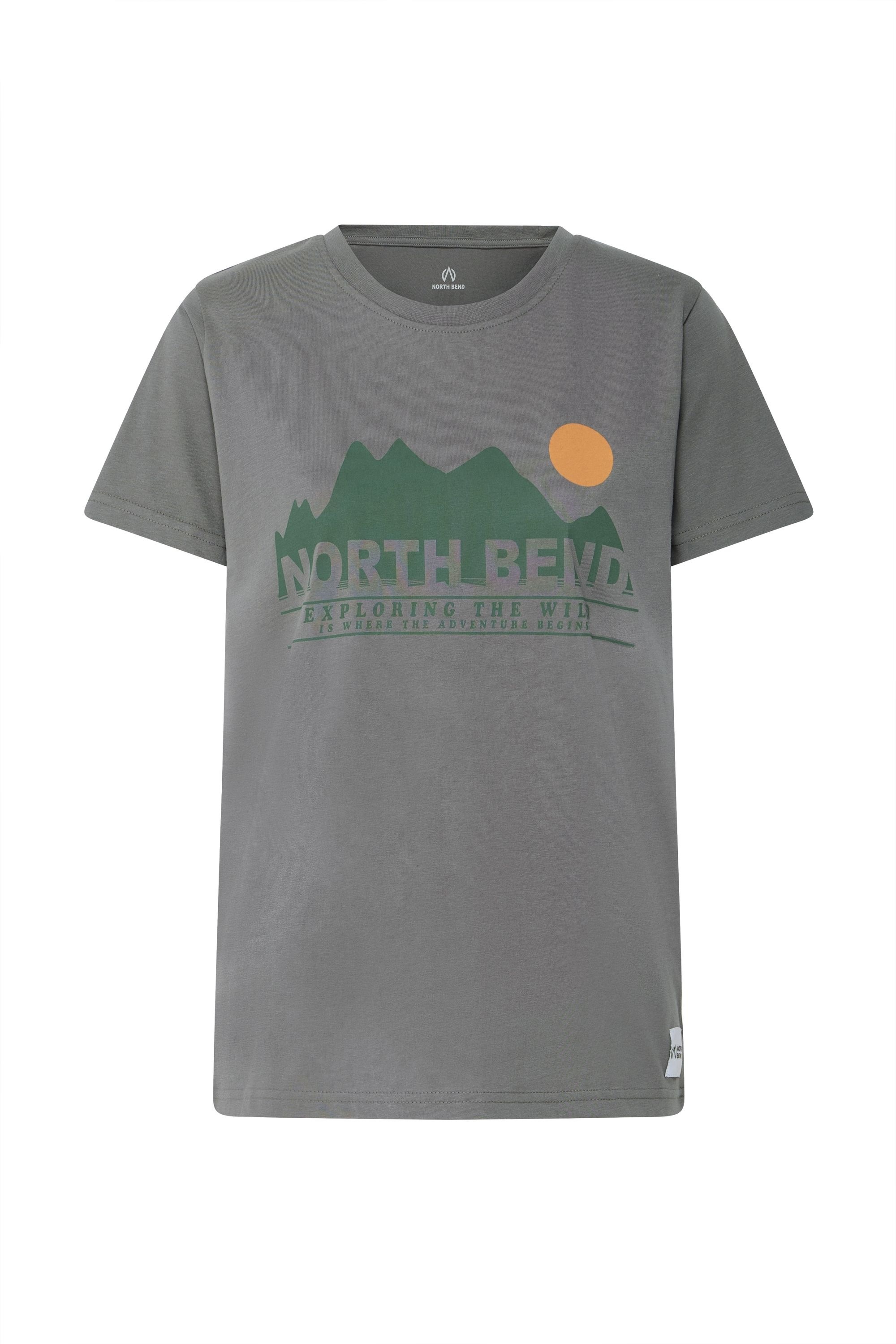 North Bend Rundhalsshirt »Rundhalsshirt NBCash«