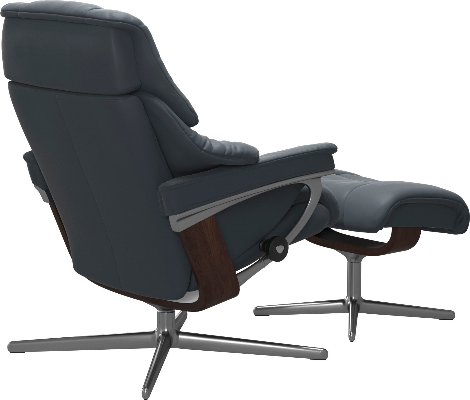 Stressless® Relaxsessel »Reno«, mit Cross Base, Größe S, M & L, Holzakzent Braun