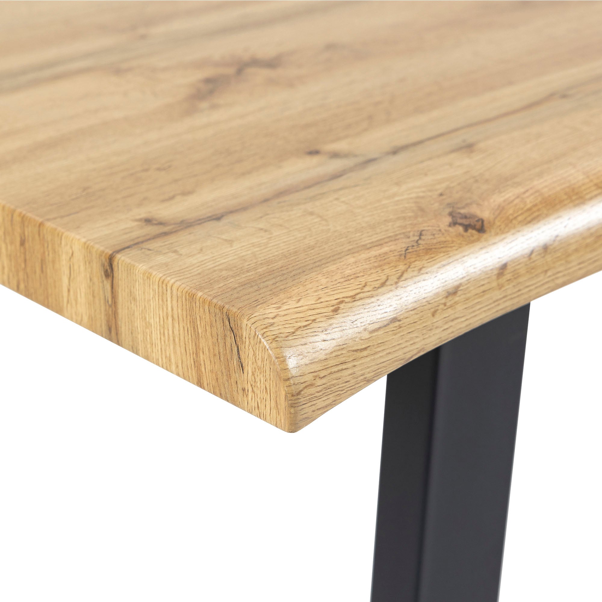 Duo Collection Baumkantentisch »Tisch Thea« Massives Kufengestell aus Metall, Belastbarkeit bis 100 kg