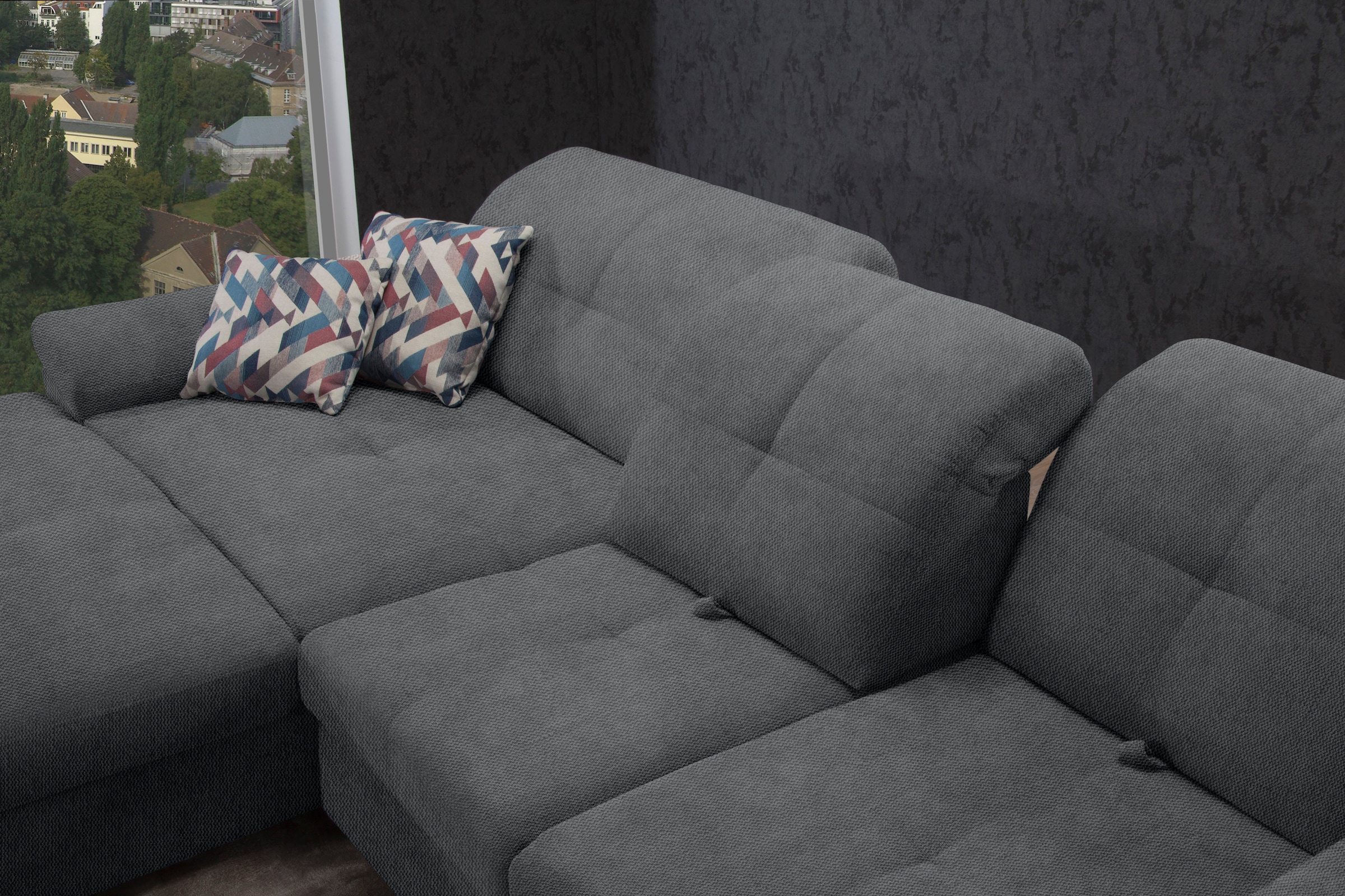 alina Ecksofa »Nadira« wahlweise mit Bettfunktion und Stauraum