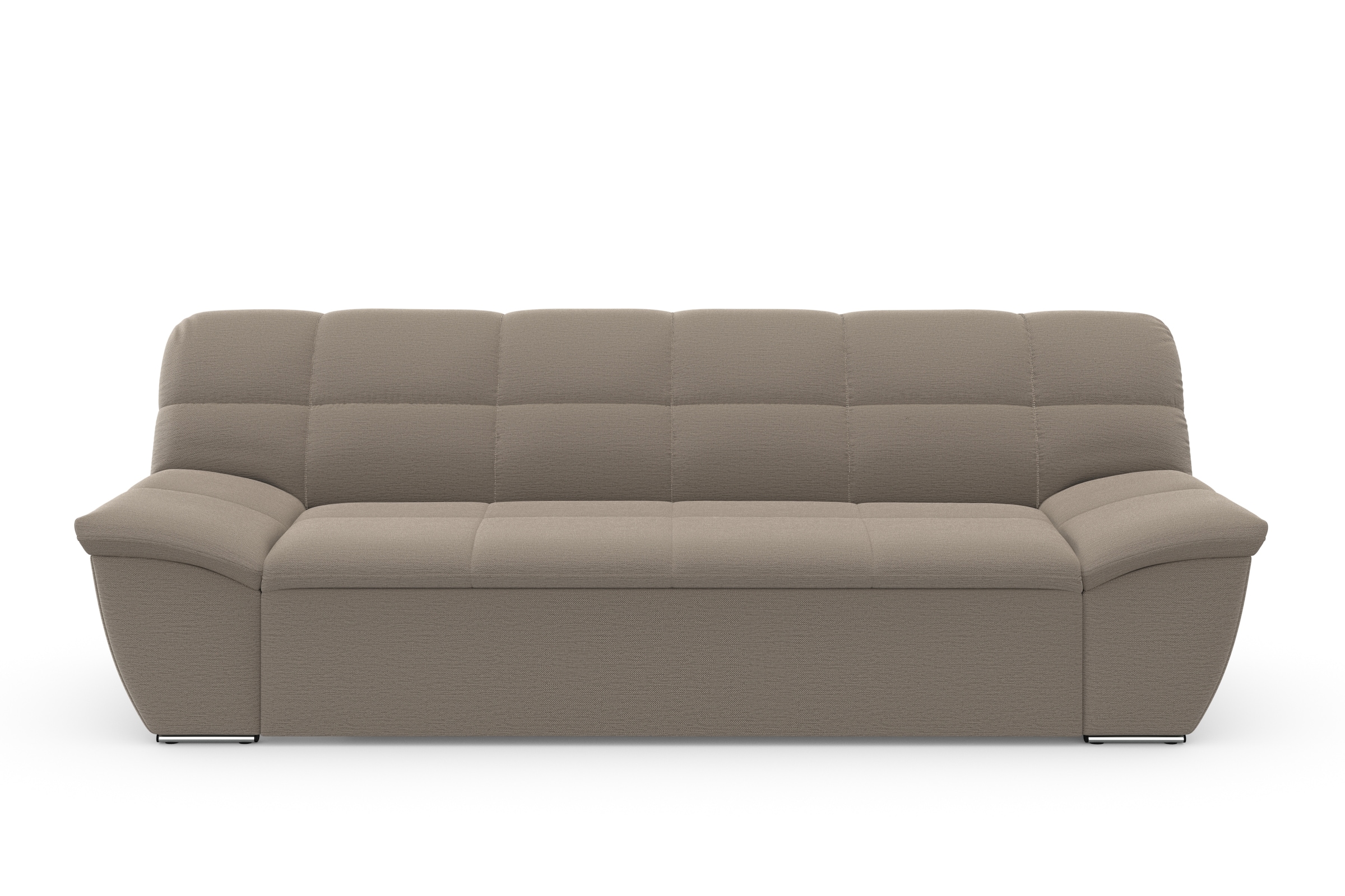 DOMO collection 3-Sitzer »Splash, moderne Steppung im Sitz und Rücken, komfortabel,«, flache Armlehnen zum Entspannen