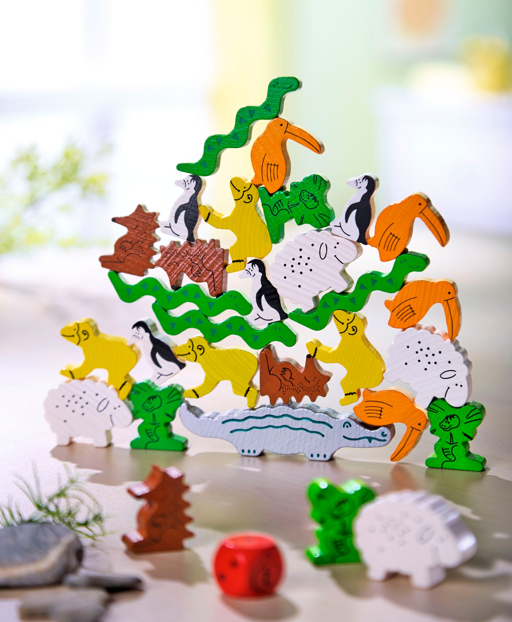 Haba Spiel »Tier auf Tier - Der Klassiker unter den Stapelspielen«