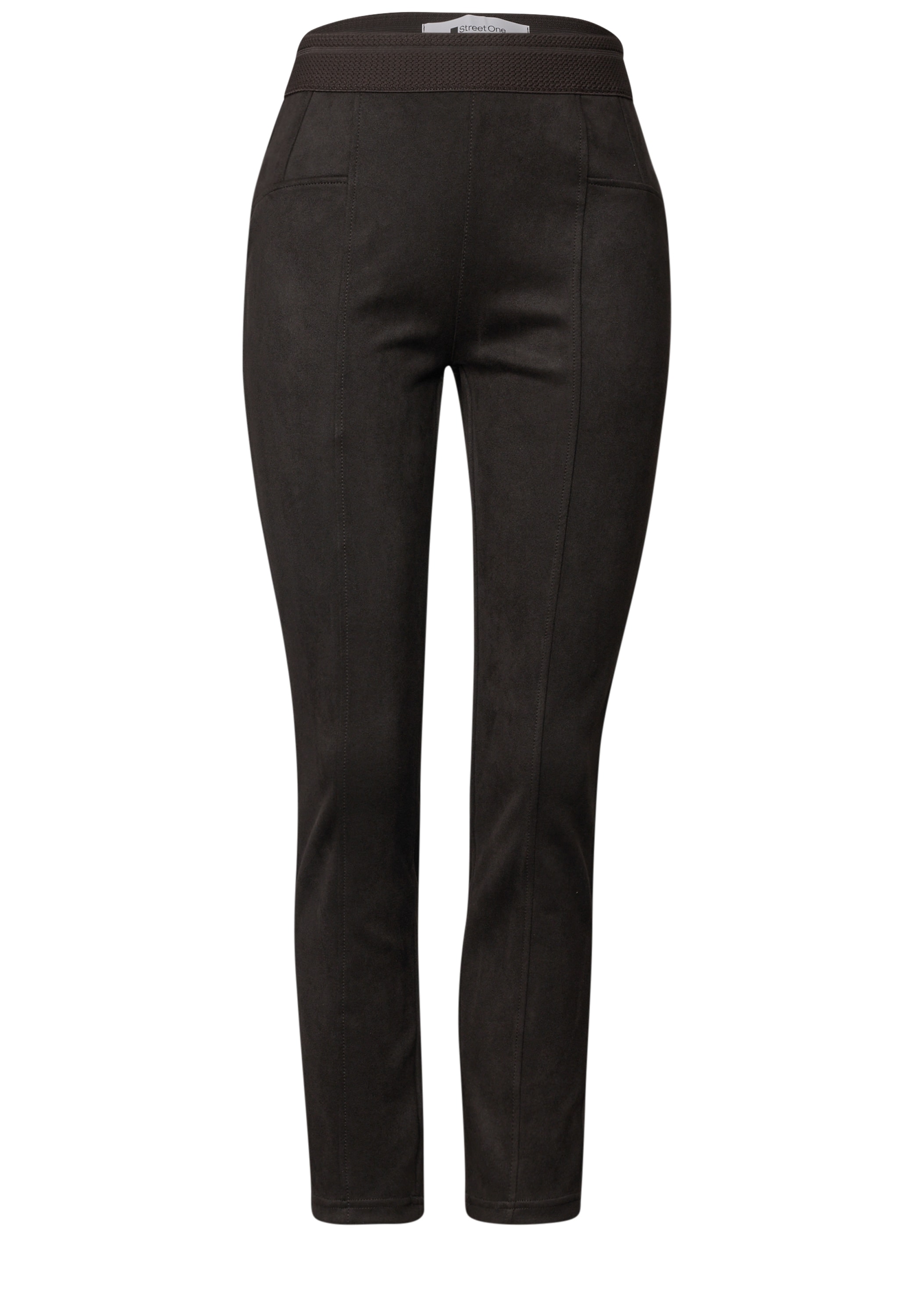 STREET ONE Stoffhose »Style Hope«  Skinny Leg Hose aus Velours