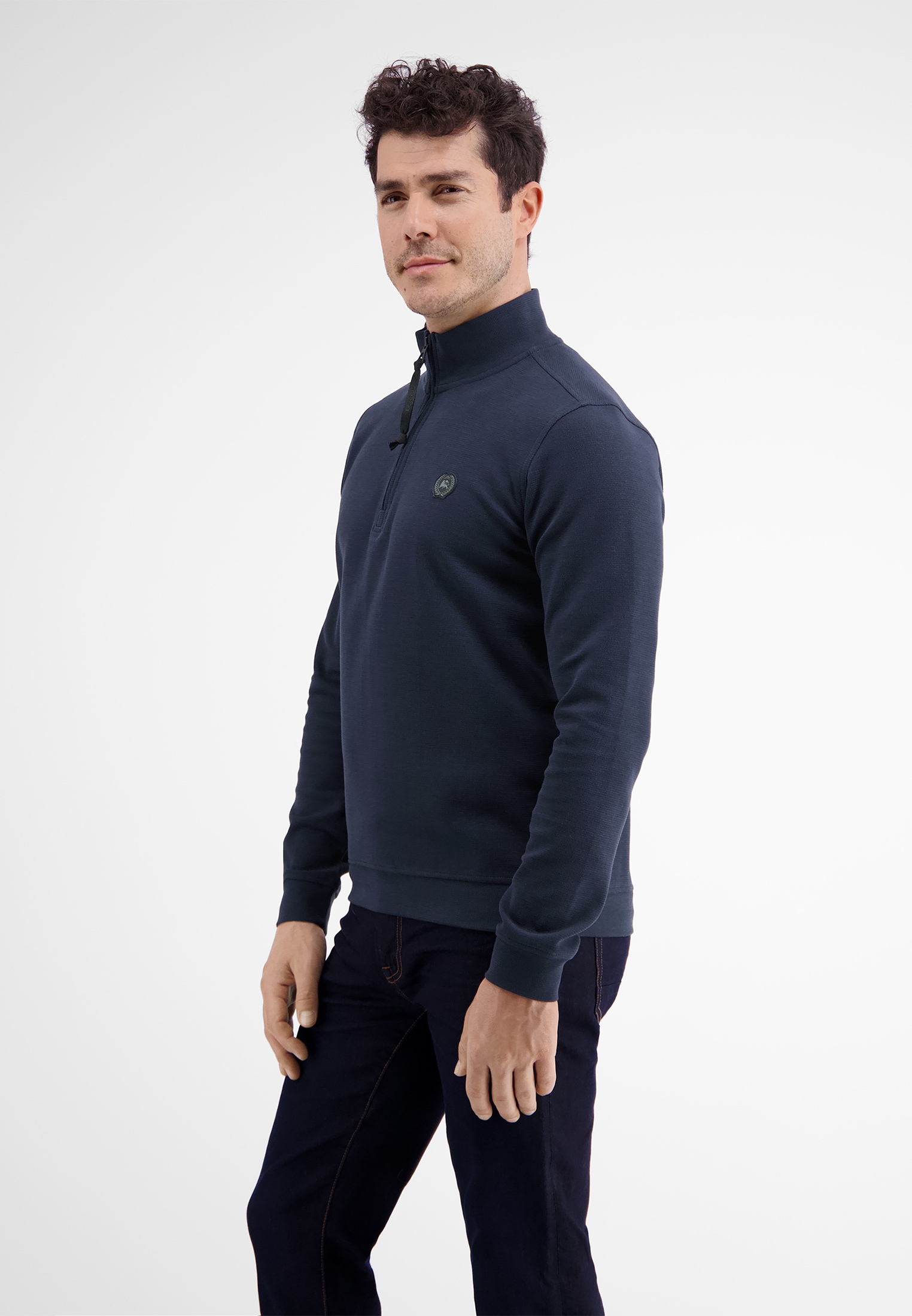 LERROS Sweatjacke »LERROS Sweat-Troyer in Strukturqualität«