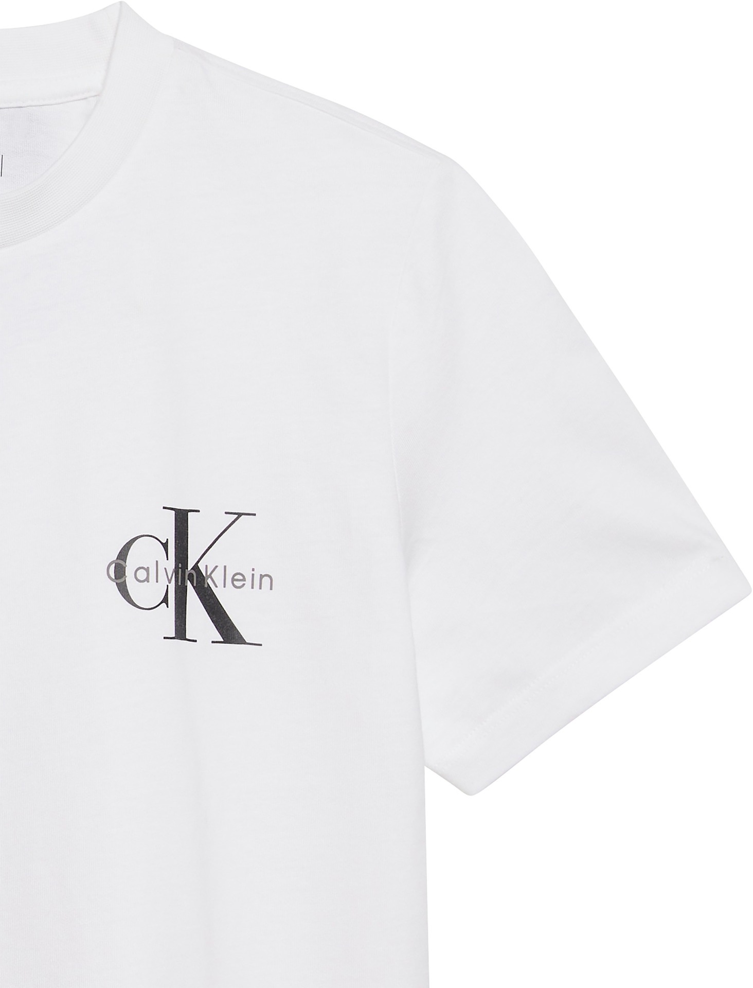 Calvin Klein Jeans T-Shirt »A- Logo CN 2 Pack Tee«, 2 Stk. Mit Rundhalsausschnitt
