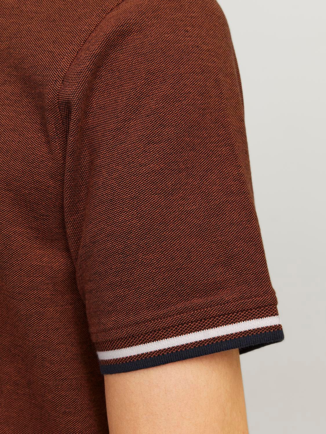 Jack & Jones Poloshirt »JJEPAULOS POLO SS NOOS«, mit Logo Stickerei