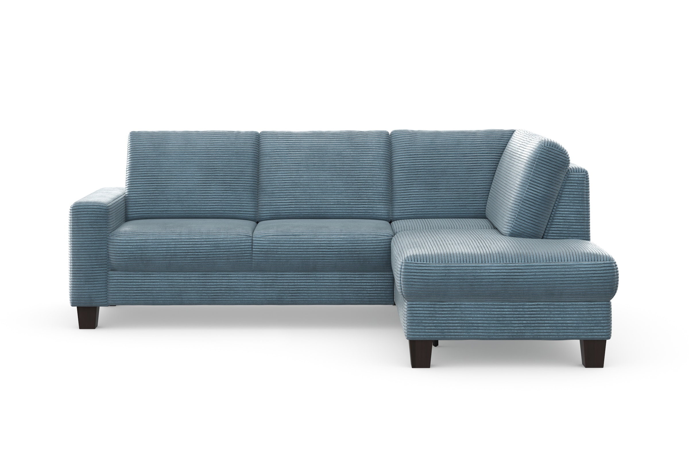 Home affaire Ecksofa »Summer L-Form« mit Ottomane, mit oder ohne Bettfunktion und Bettkasten, Cord-Bezug