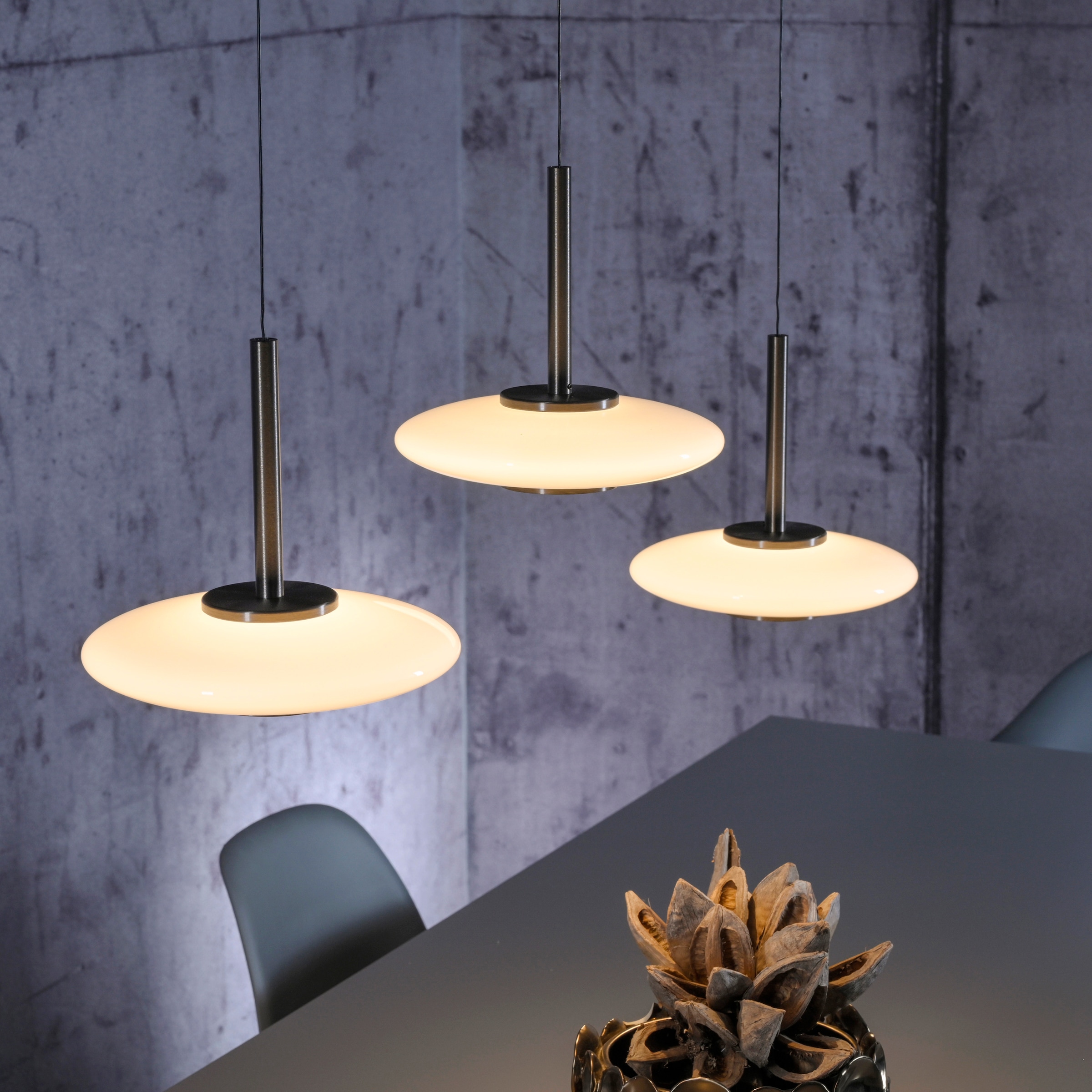 Neuhaus PURE LED Pendelleuchte »PURE Vitrum« LED-Board 1 Stk. Warmweiß Comfort Lift, dimmfähig über separaten Tronicdimmer