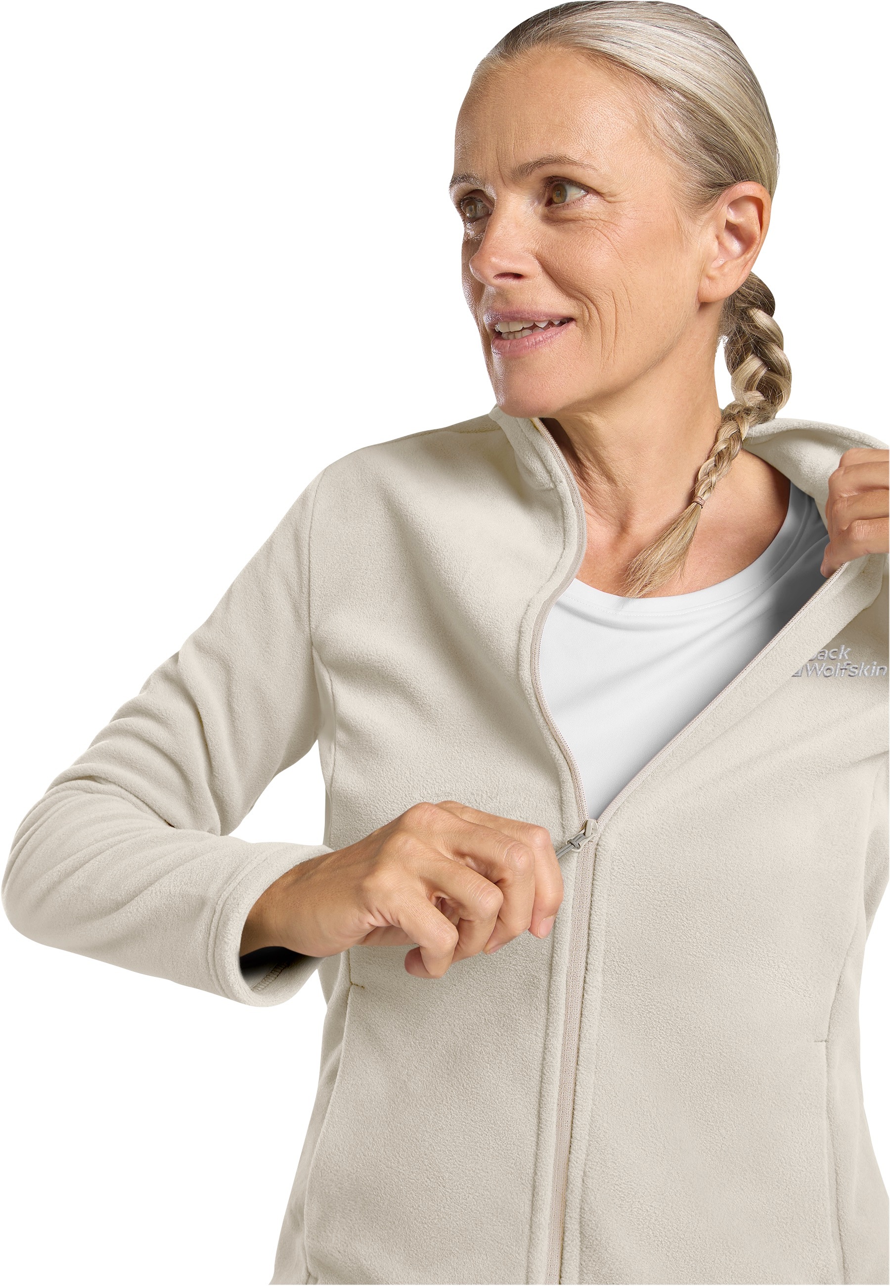 Jack Wolfskin Fleecejacke »TAUNUS«, leichter, dehnbarer, atmungsaktiver Midlayer