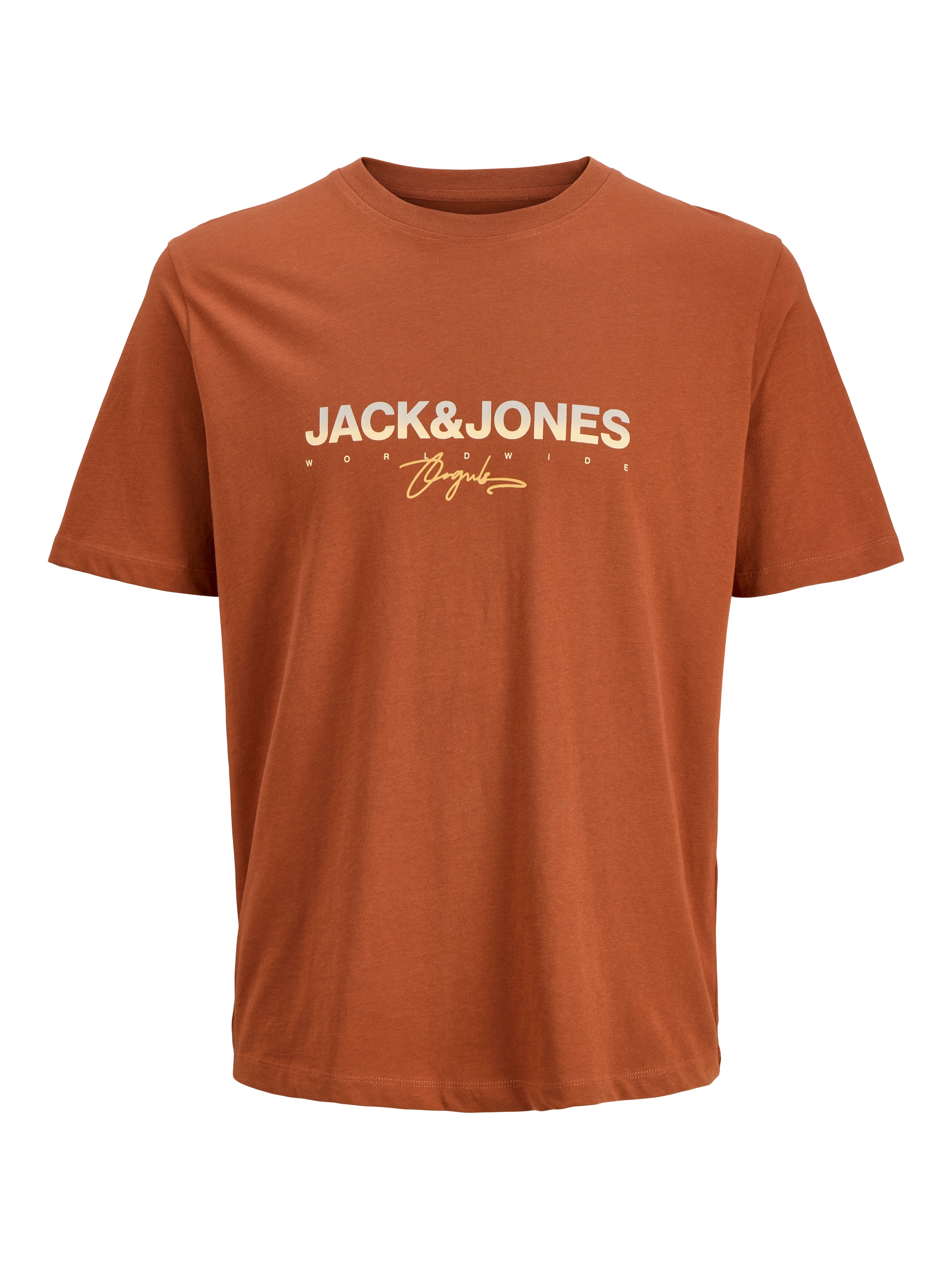 Jack & Jones Print-Shirt »JORCANGGU TEE SS CREW NECK FST«, mit Logoprint
