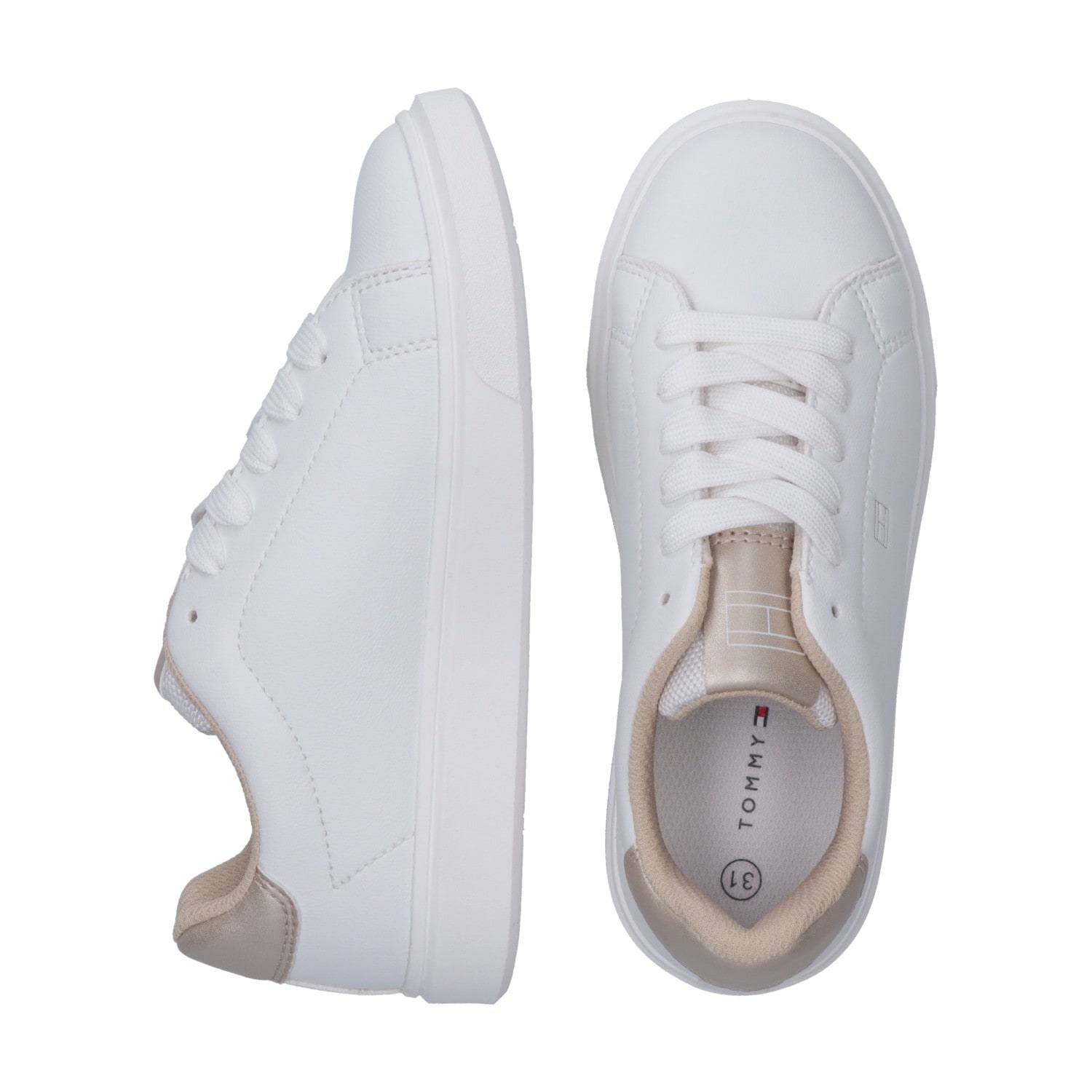 Tommy Hilfiger Sneaker  Schnürschuh, Halbschuh, Capsule Sneaker mit farblicher Logoverzierung