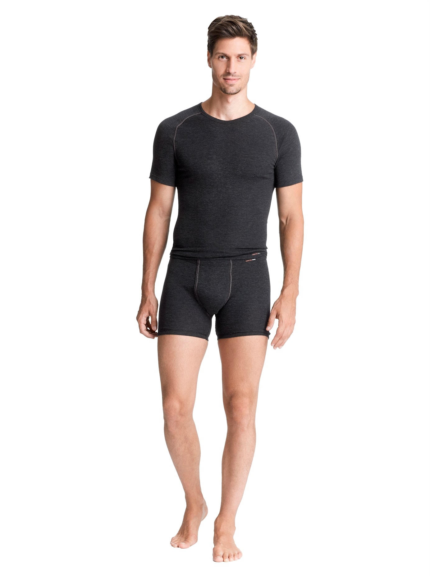 Conta Herren Unterziehshirt 1 Stk. tlg. in schwarz, Größe 10