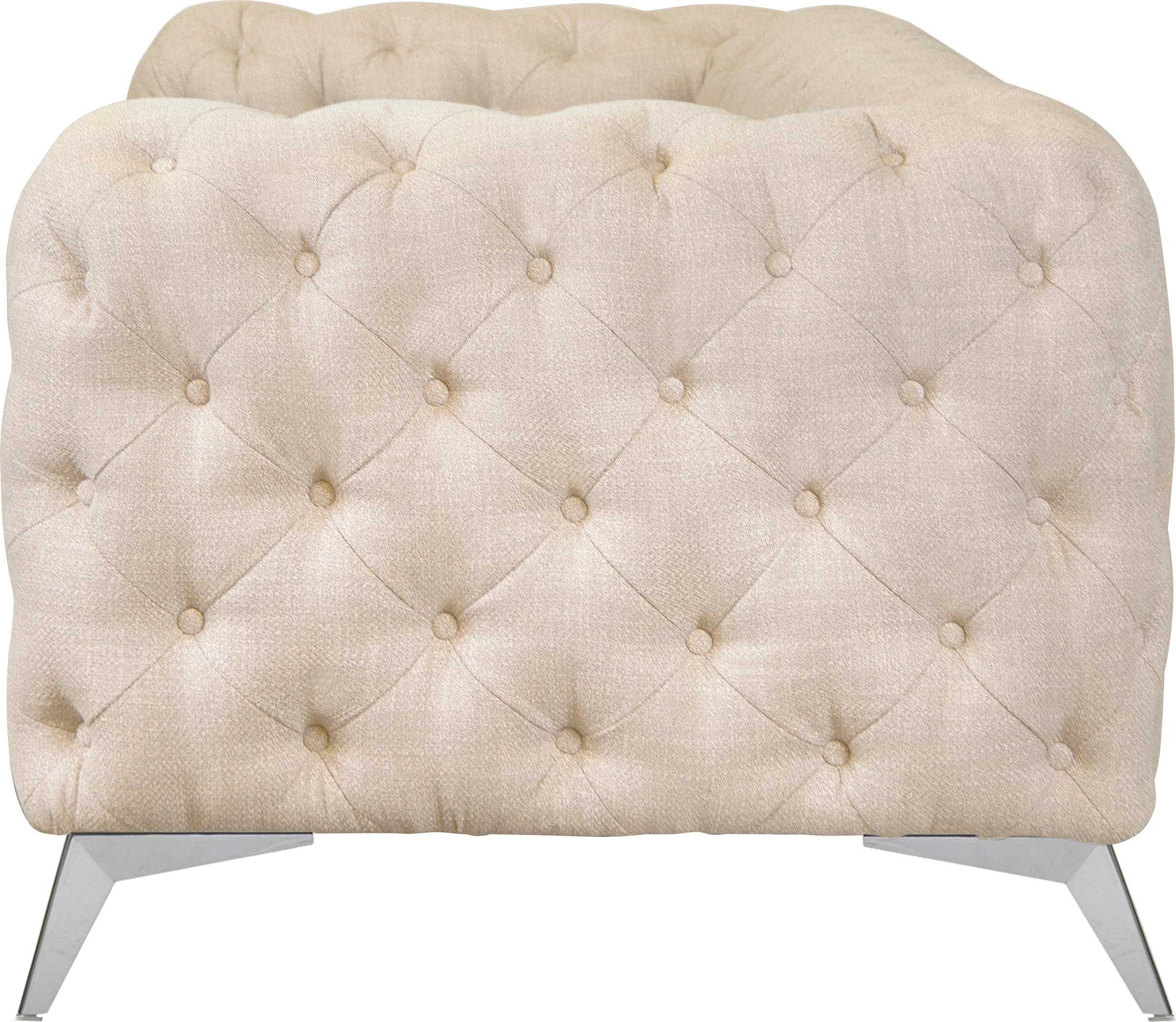 Leonique Chesterfield-Sofa »Glynis«, aufwändige Knopfheftung, moderne Chesterfield Optik, Fußfarbe wählbar
