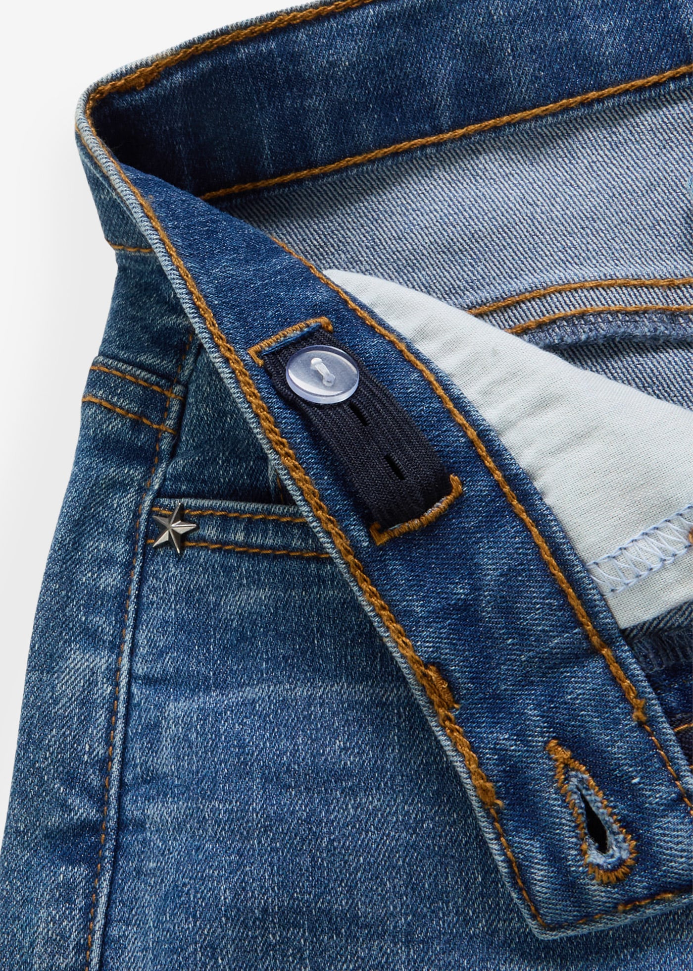 bonprix Weite Jeans , Wide-Leg-Jeans Mid Waist
