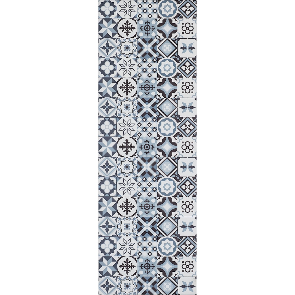 Andiamo Küchenläufer »Marrakesch«, rechteckig, aus Vinyl, abwischbar, rutschhemmend, Fliesen Design, Größe 50x150 cm