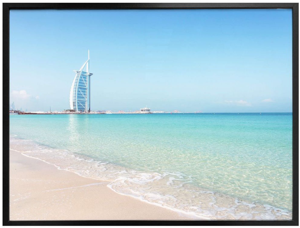 Wall-Art Poster »Poster Colombo Strand Dubai«, Strand, (1 St.), Poster ohne Bilderrahmen