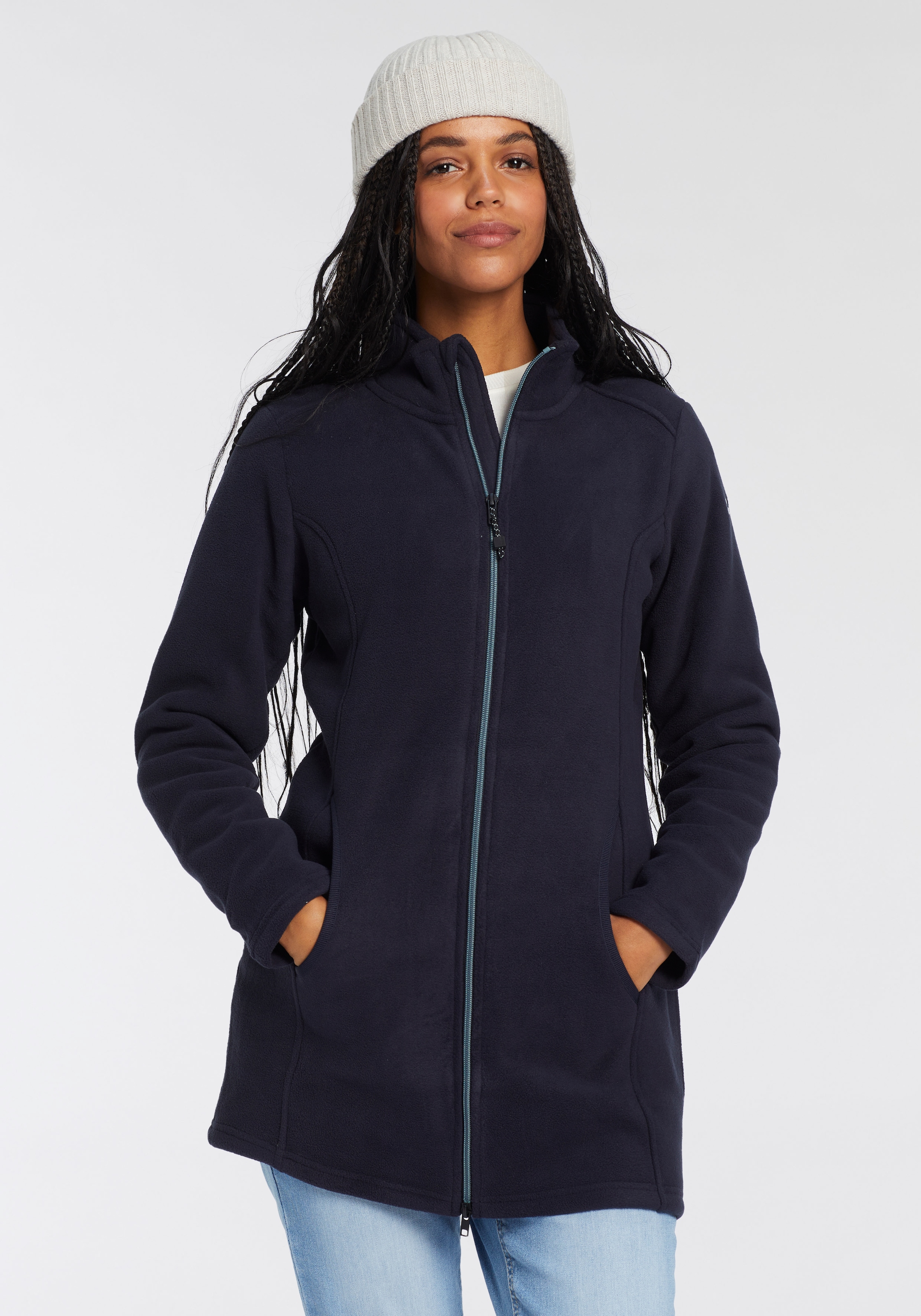 Fleecejacke »KOW 110 WMN FLC JCKT«, in Extra-Länge