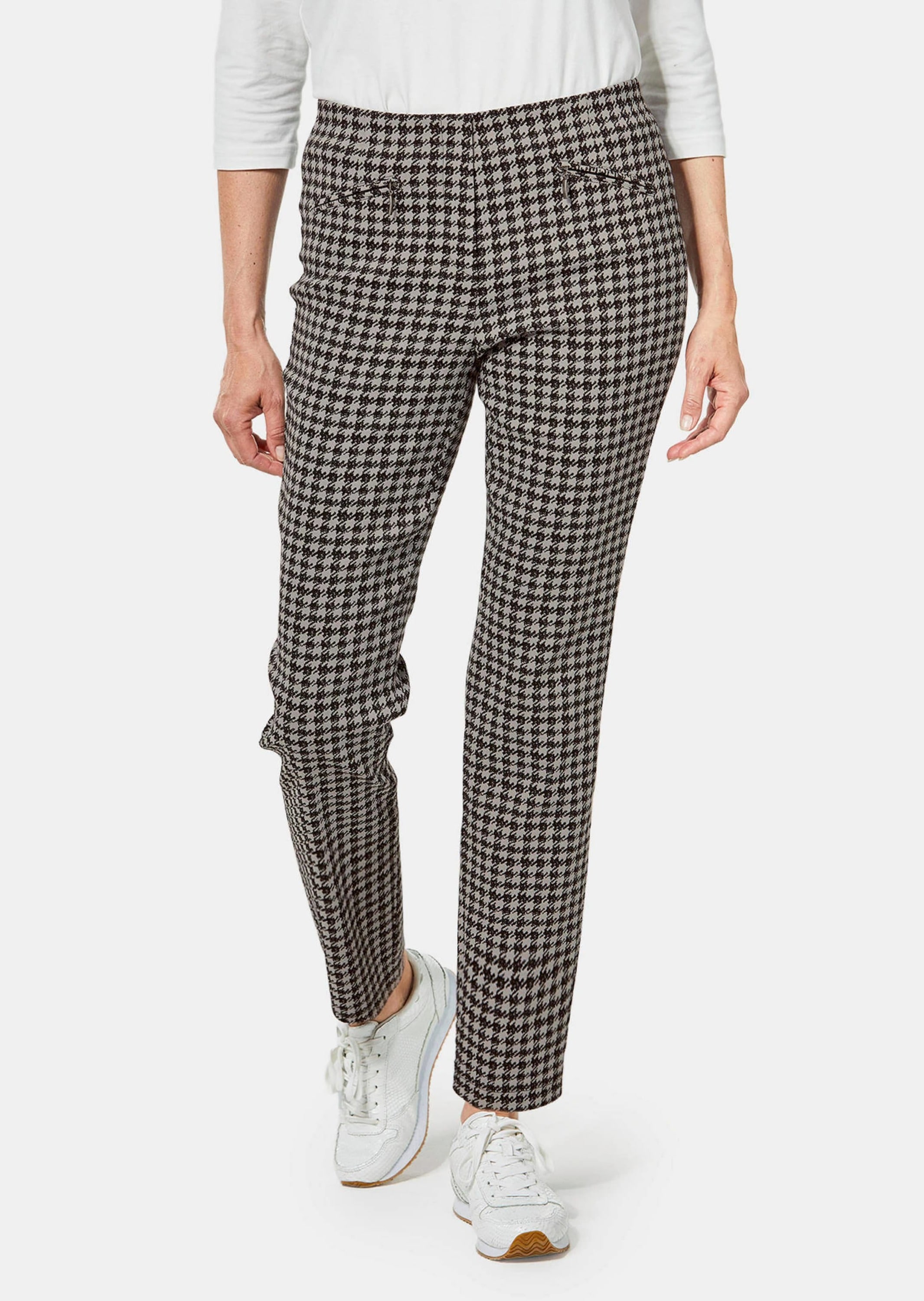 GOLDNER 2-in-1-Hose »Kurzgröße Kurzgröße - Hahnentritthose Louisa«