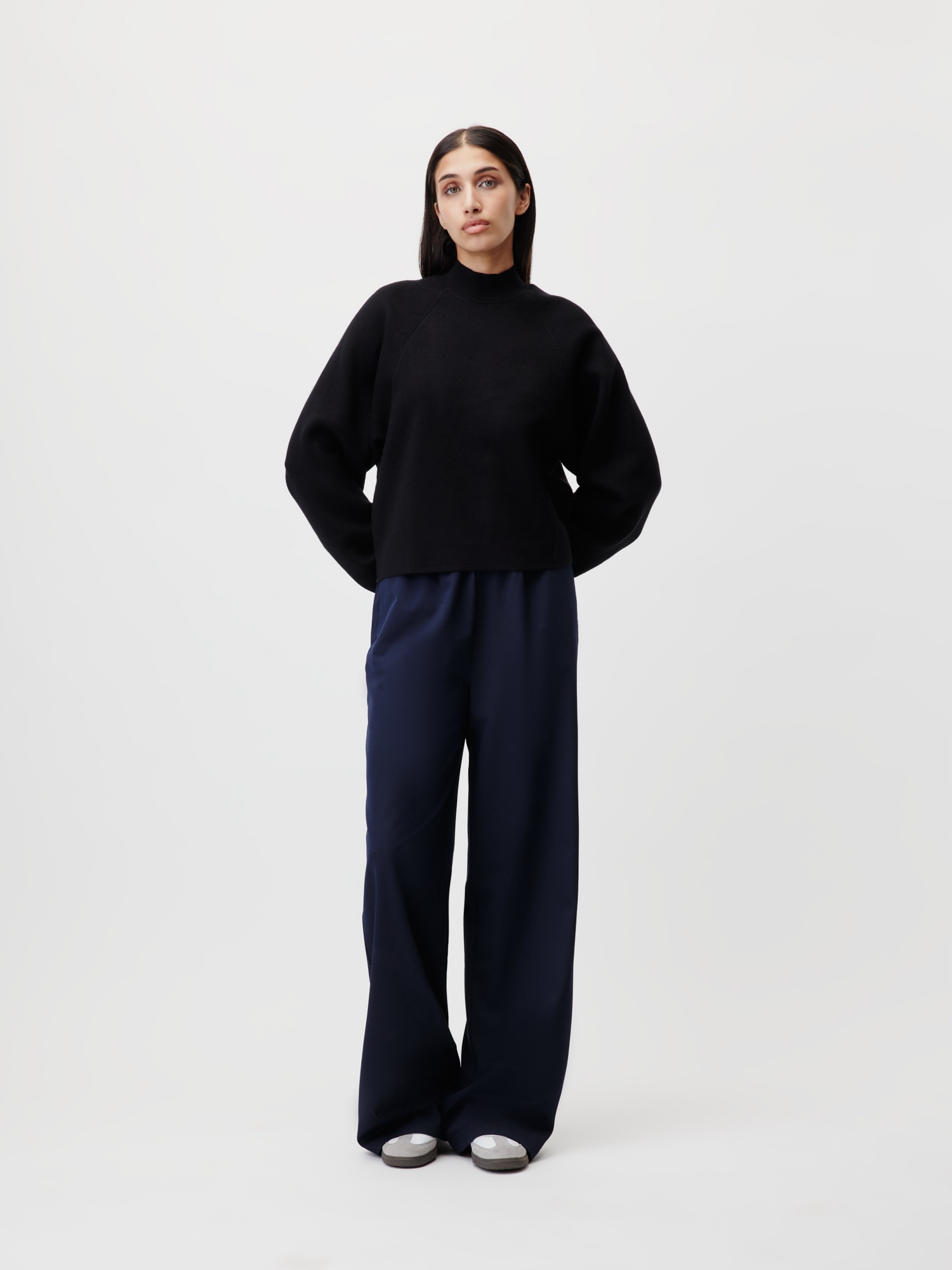 LeGer Strickpullover »Heather, LeGer by Lena Gercke« Loose fit mit Rundhalsausschnitt