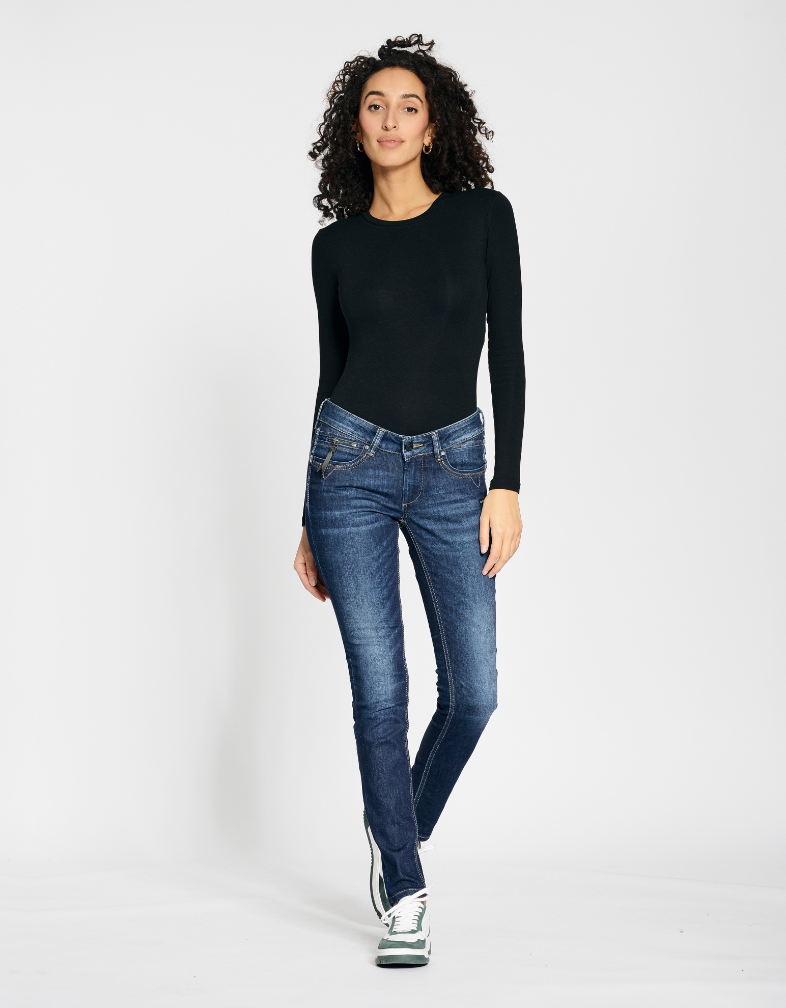 GANG Skinny-fit-Jeans »94NIKITA«, mit Zipper-Detail an der Coinpocket
