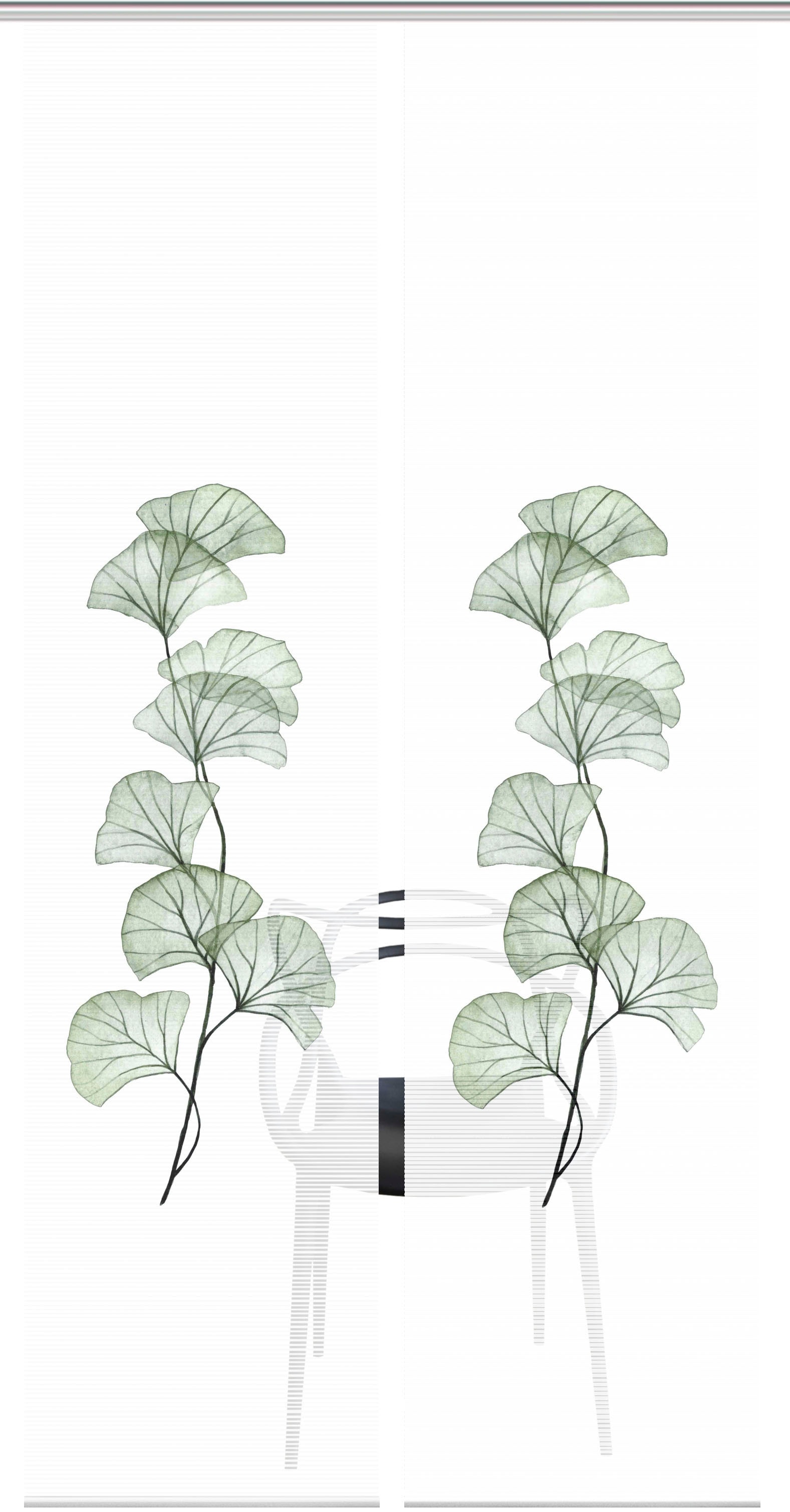 Vision S Schiebegardine »BERTO 2er SET« Paneelwagen 2 Stk. tlg. Schiebevorhang Digidruck 2er Set BERTO