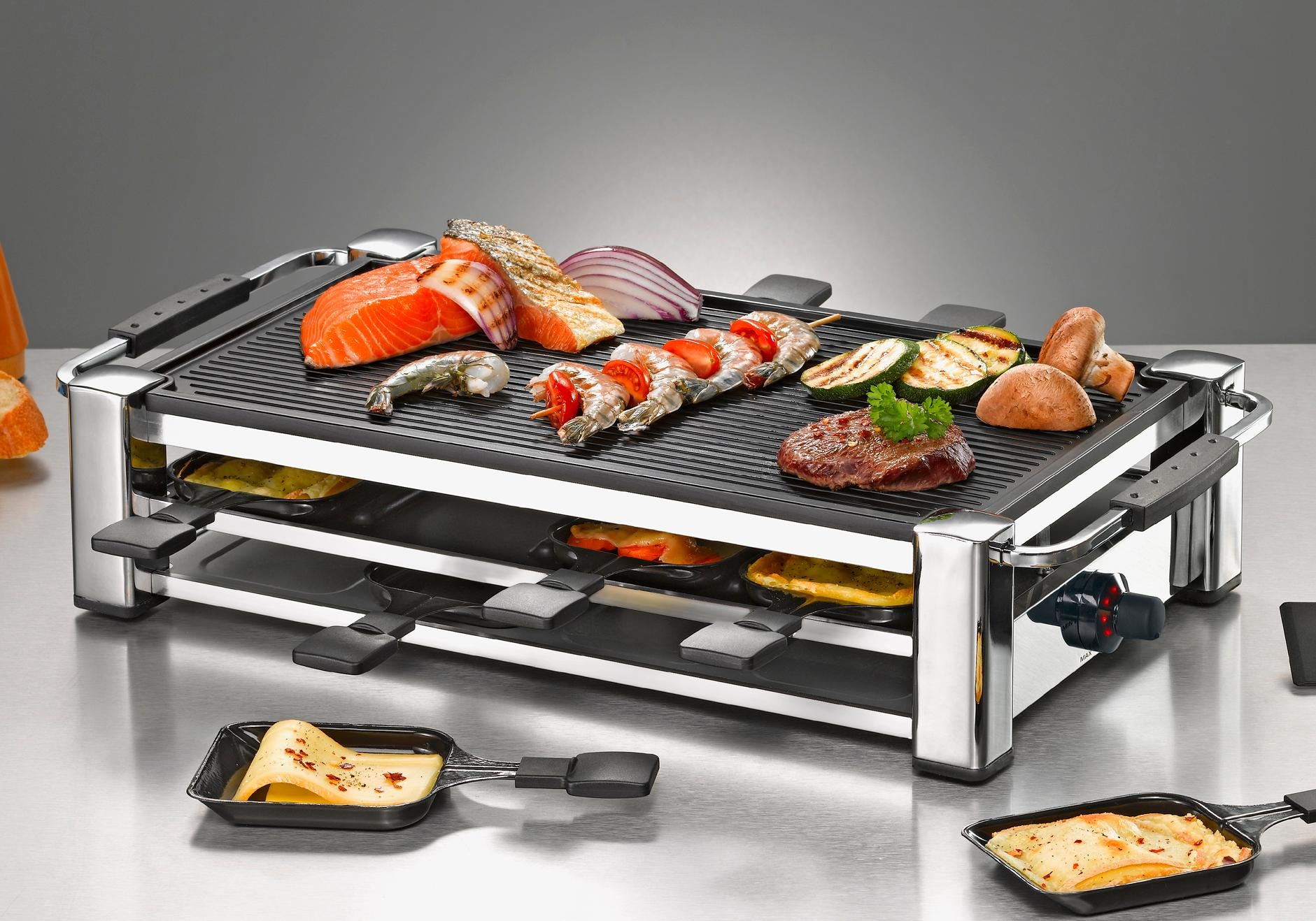 Rommelsbacher Raclette »Fashion RCC 1500«, 8 St. Raclettepfännchen