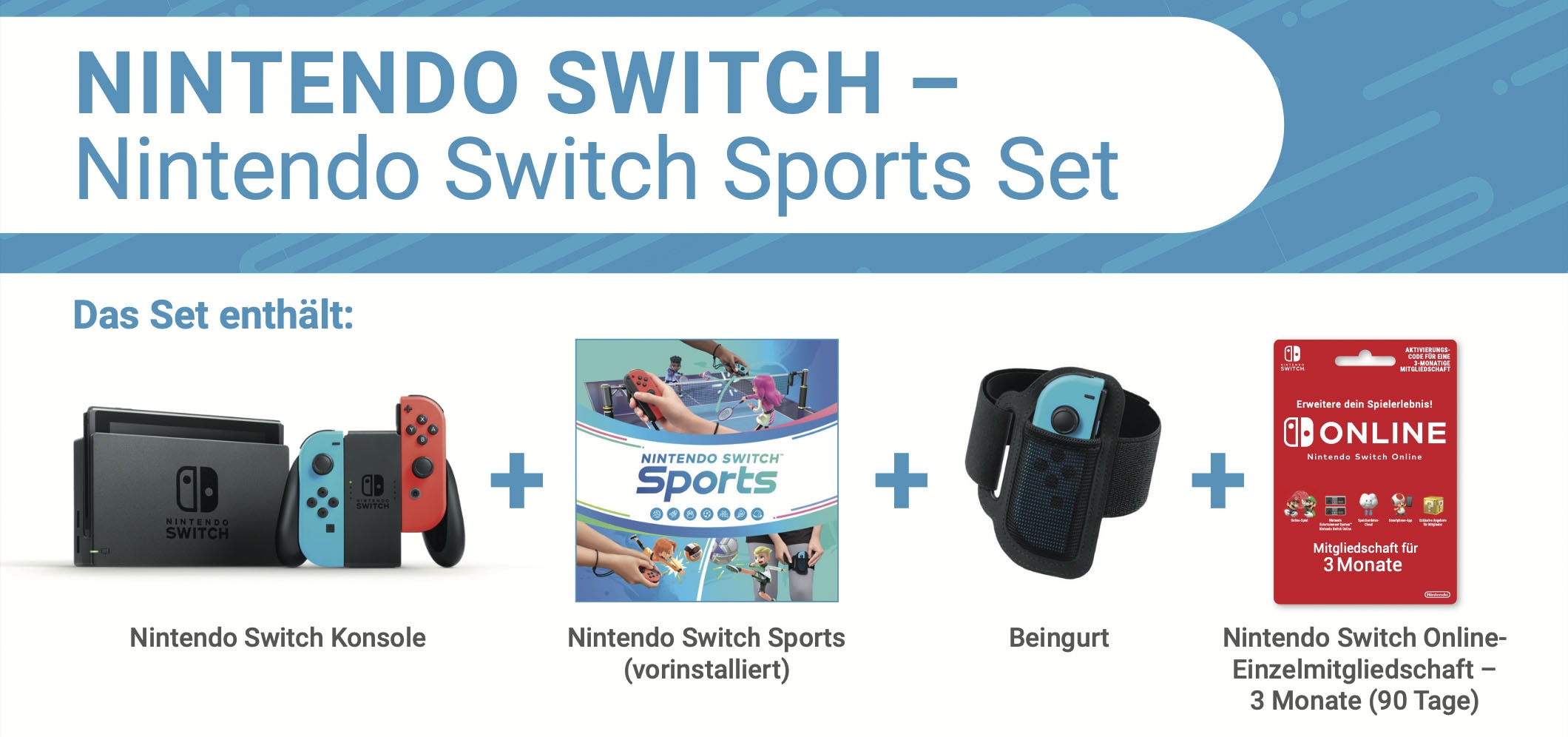 Nintendo Switch Spielekonsole »r/b + Switch Sports« bestellen bei OTTO