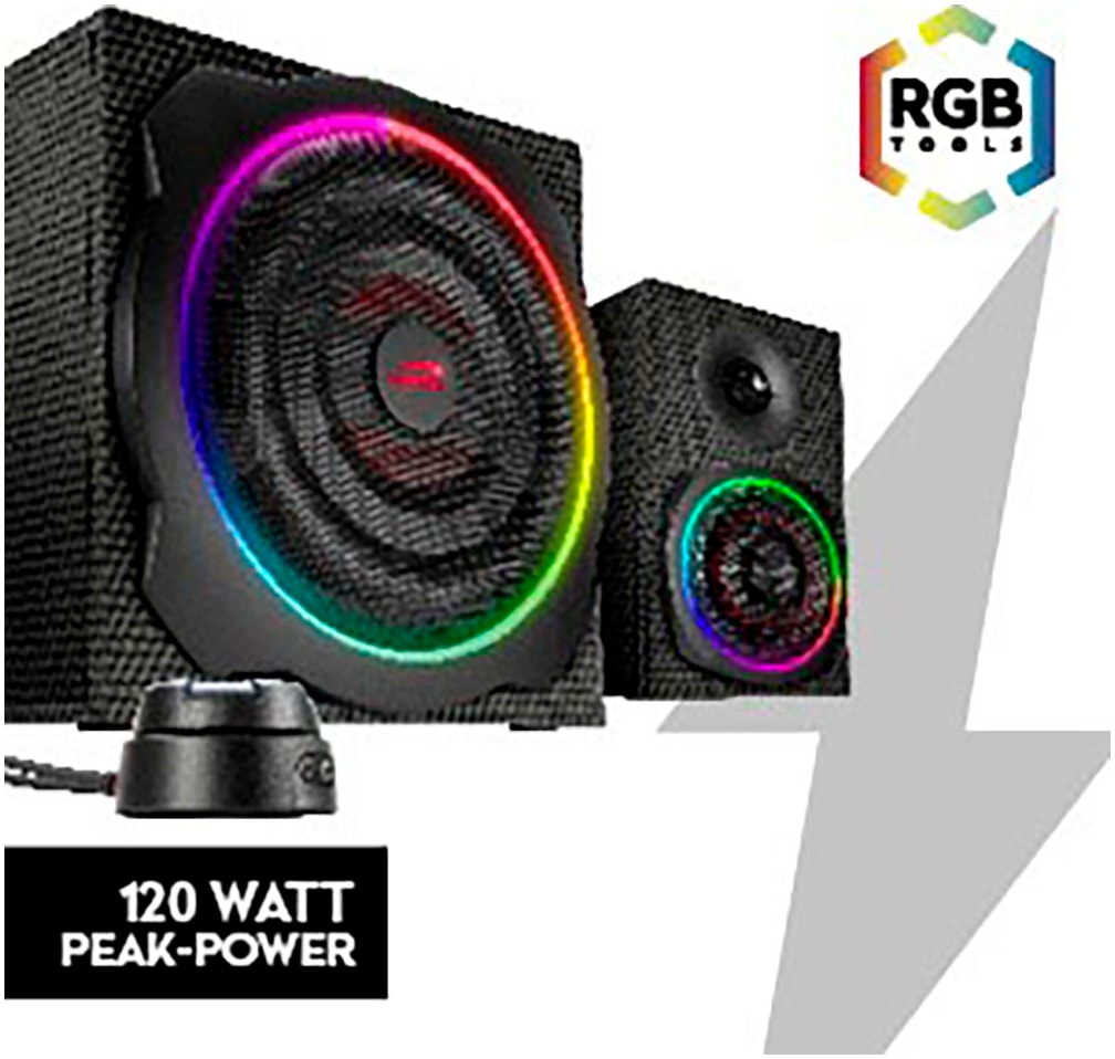 Speedlink PC-Lautsprecher »GRAVITY CARBON RGB 2.1«