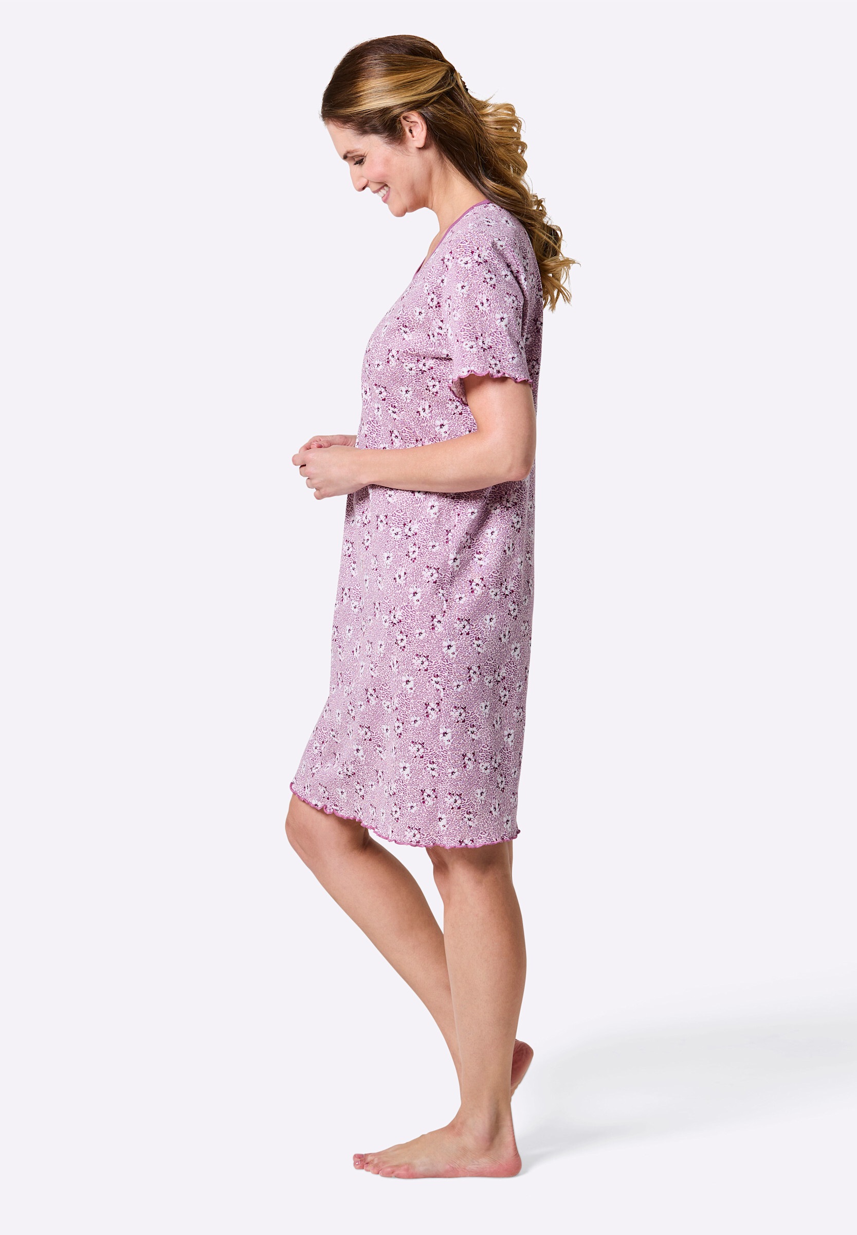 Witt Schlafanzug »Sleepshirt Sleepshirt mit floralem Druck« 1 Stk.