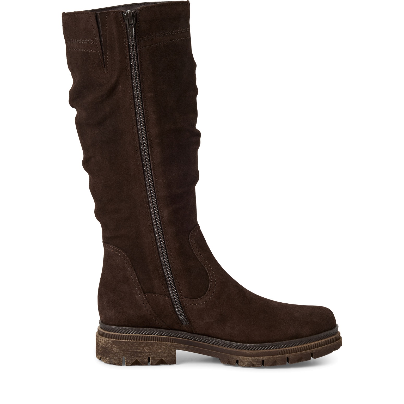 Tamaris Stiefel  , Blockabsatz, Langschaftstiefel mit slouchy Falten am Schaft