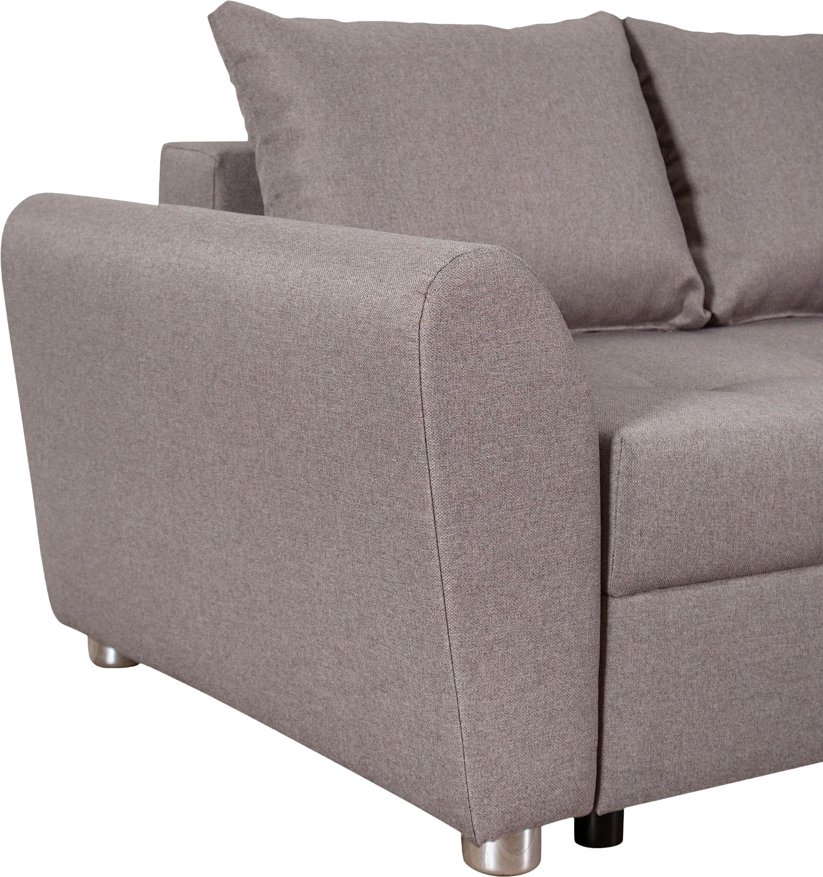 COLLECTION AB Ecksofa »JANA XL-Sofa L-Form«, inkl. Bettfunktion, Bettkasten und Bonnelfederkern