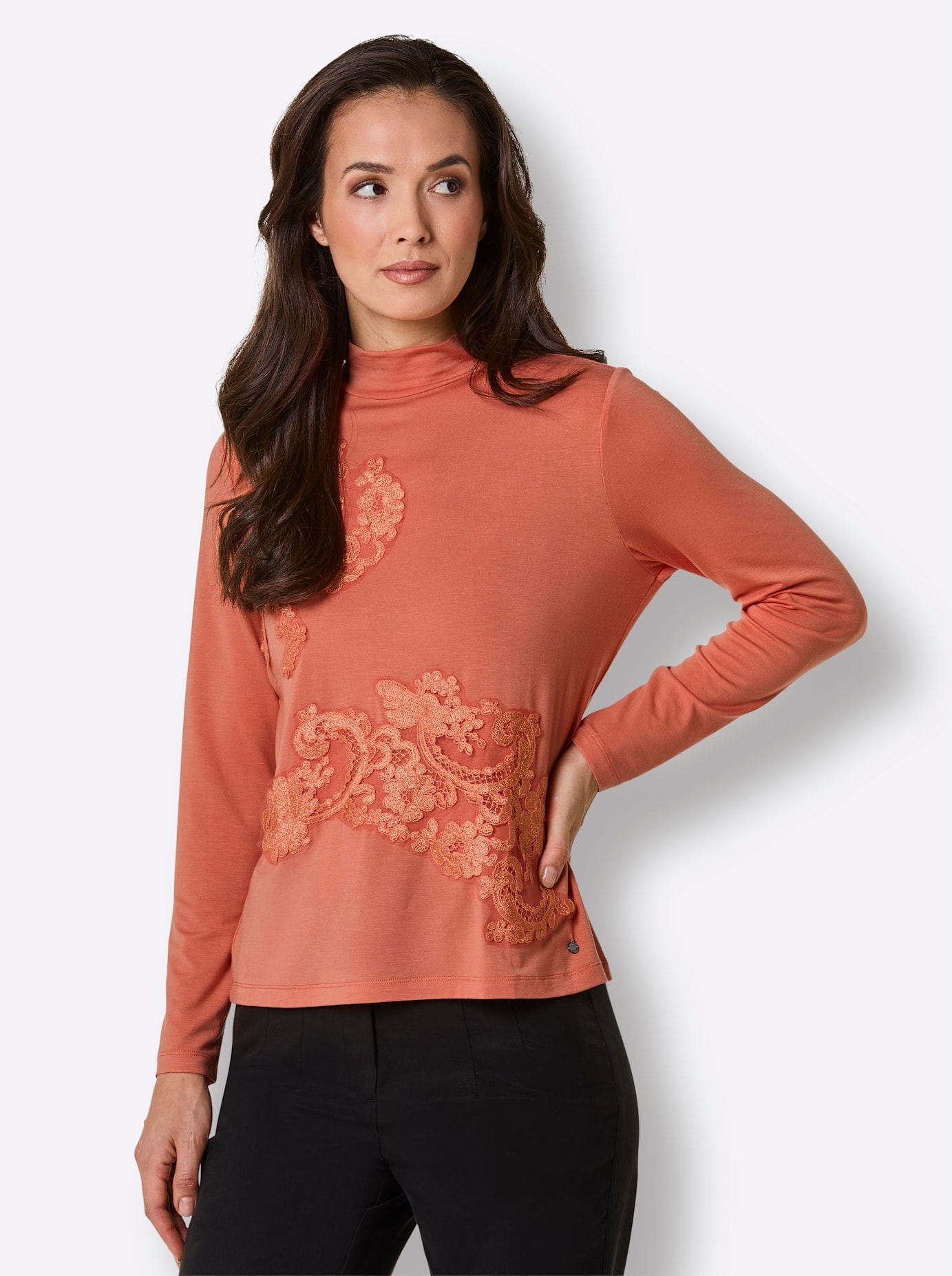 CREATION L PREMIUM Stehkragenshirt »Shirt« 1