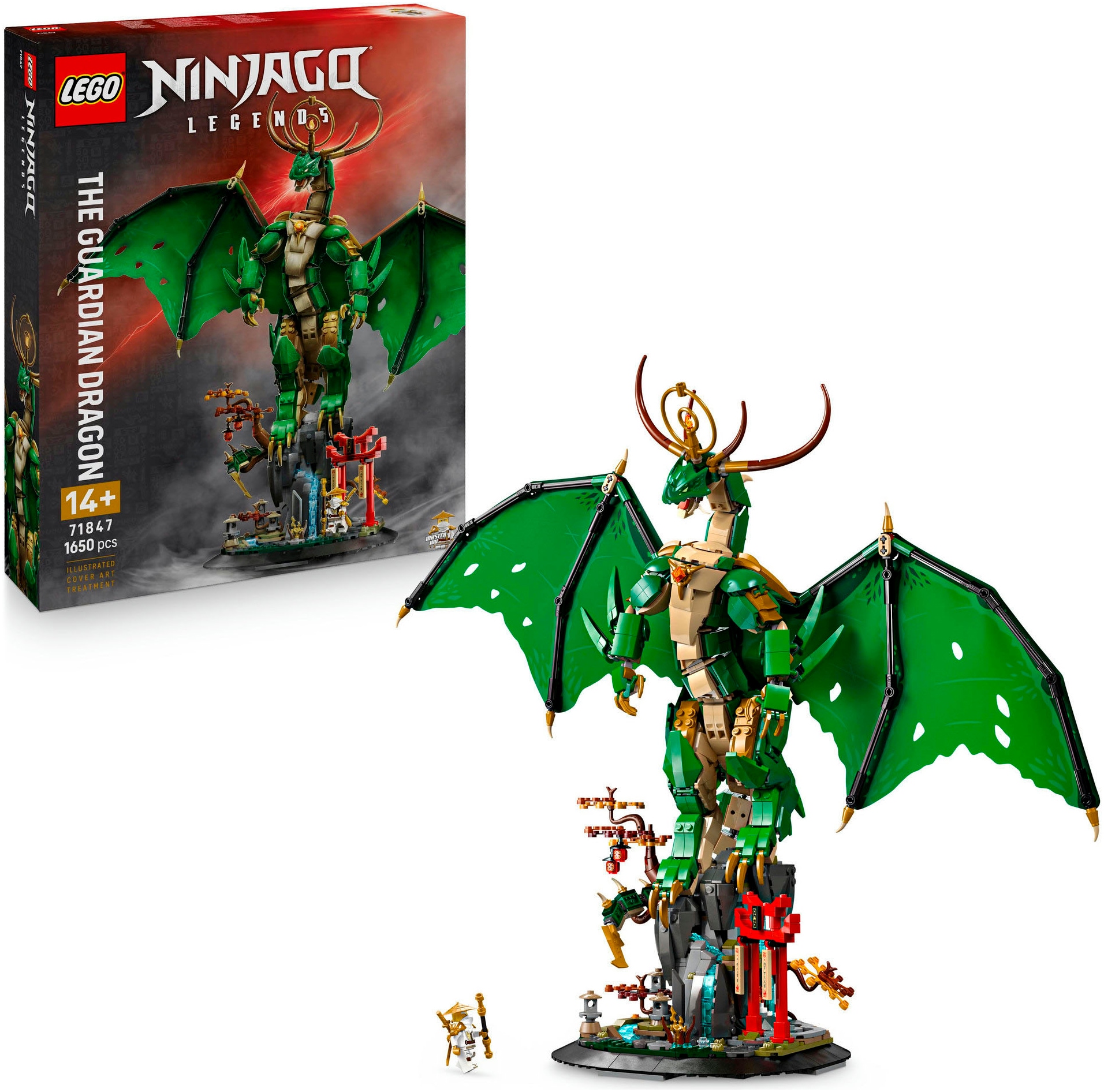 Lego Konstruktionsspielsteine »Der Wächterdrache (71847), LEGO Ninjago« Made in Europe in bunt