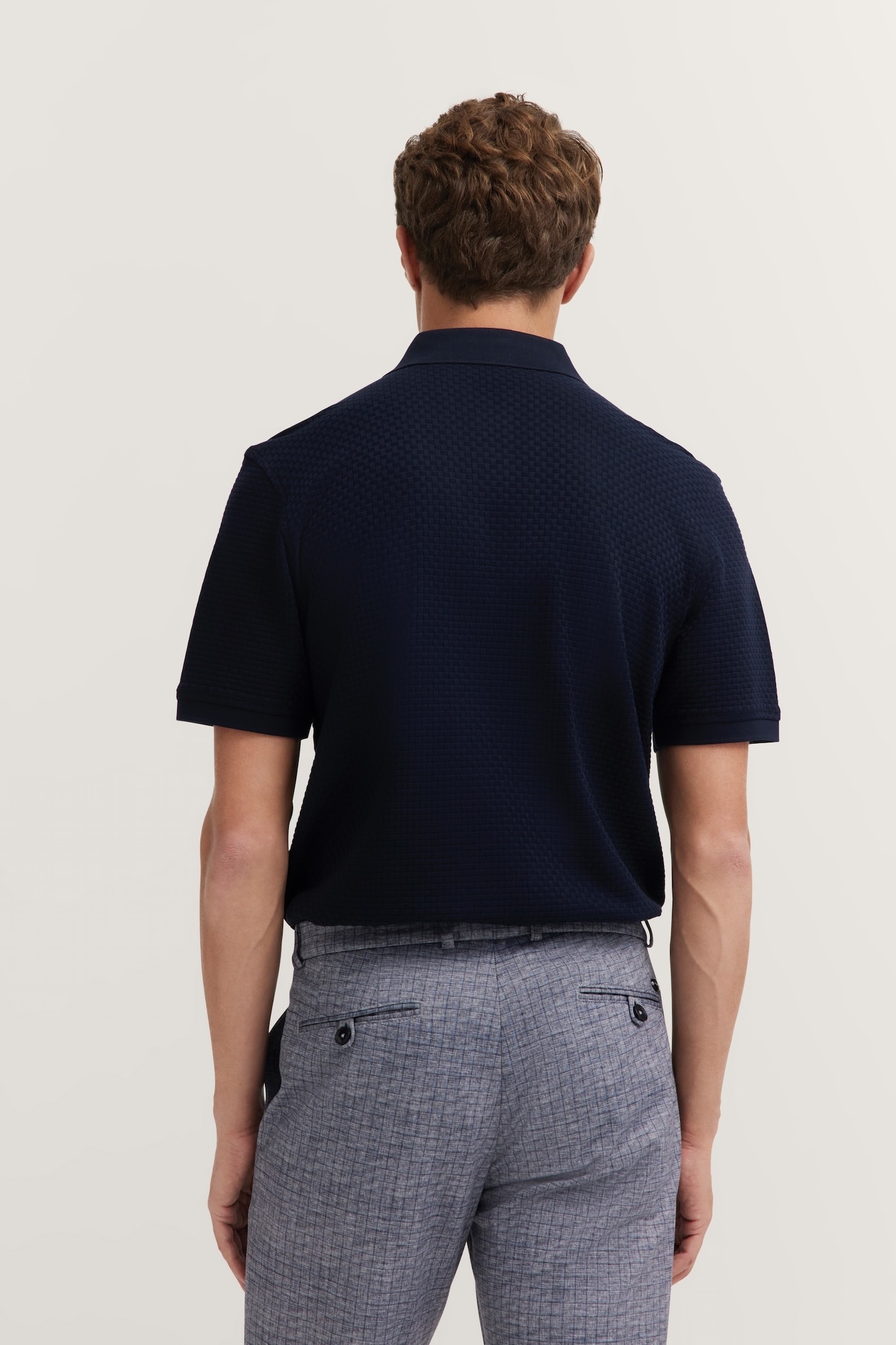 bugatti Poloshirt, aus atmungsaktiver Baumwolle