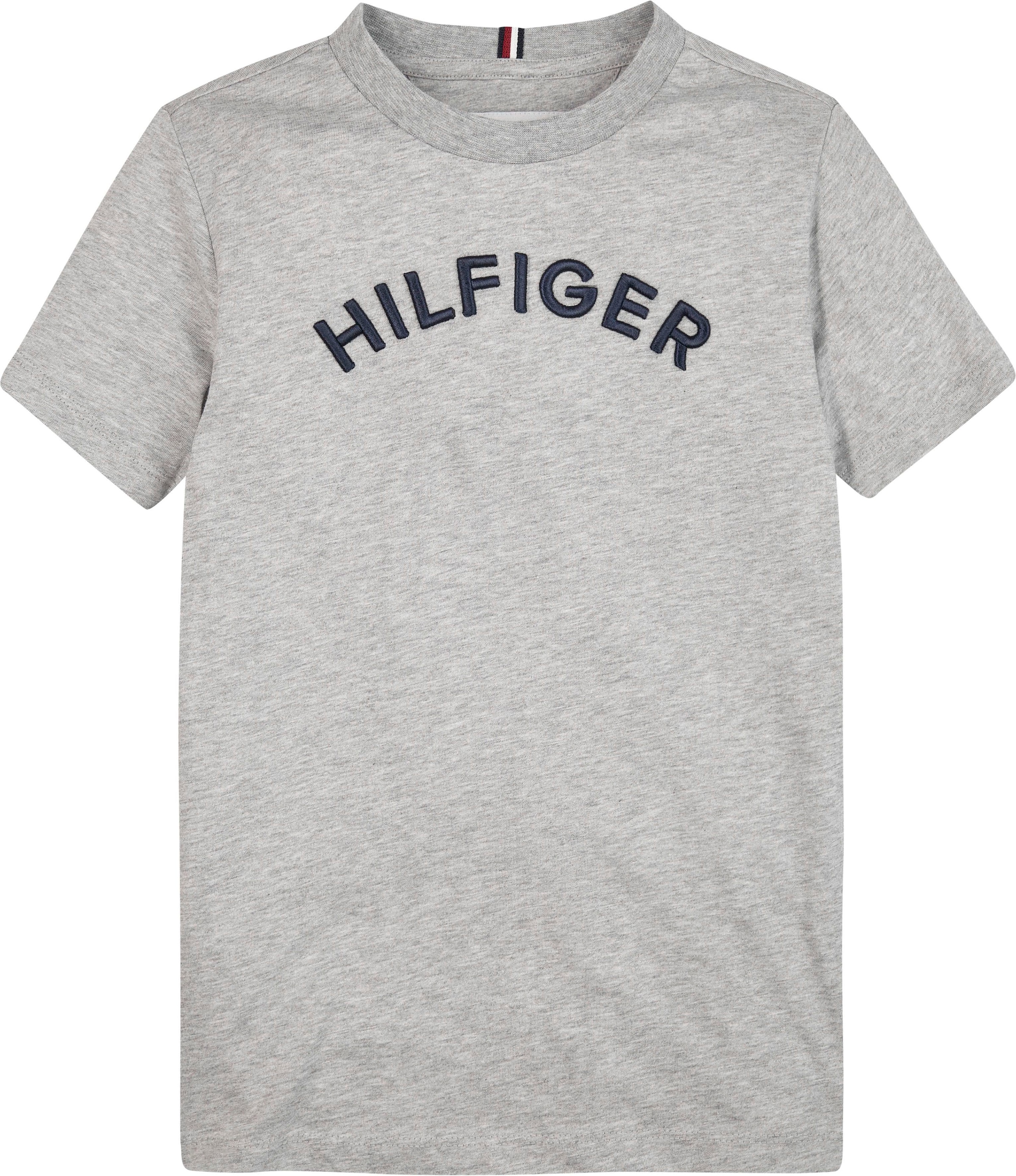 Tommy Hilfiger T-Shirt »U HILFIGER ARCHED TEE«, mit Schriftzug kaufen bei  OTTO