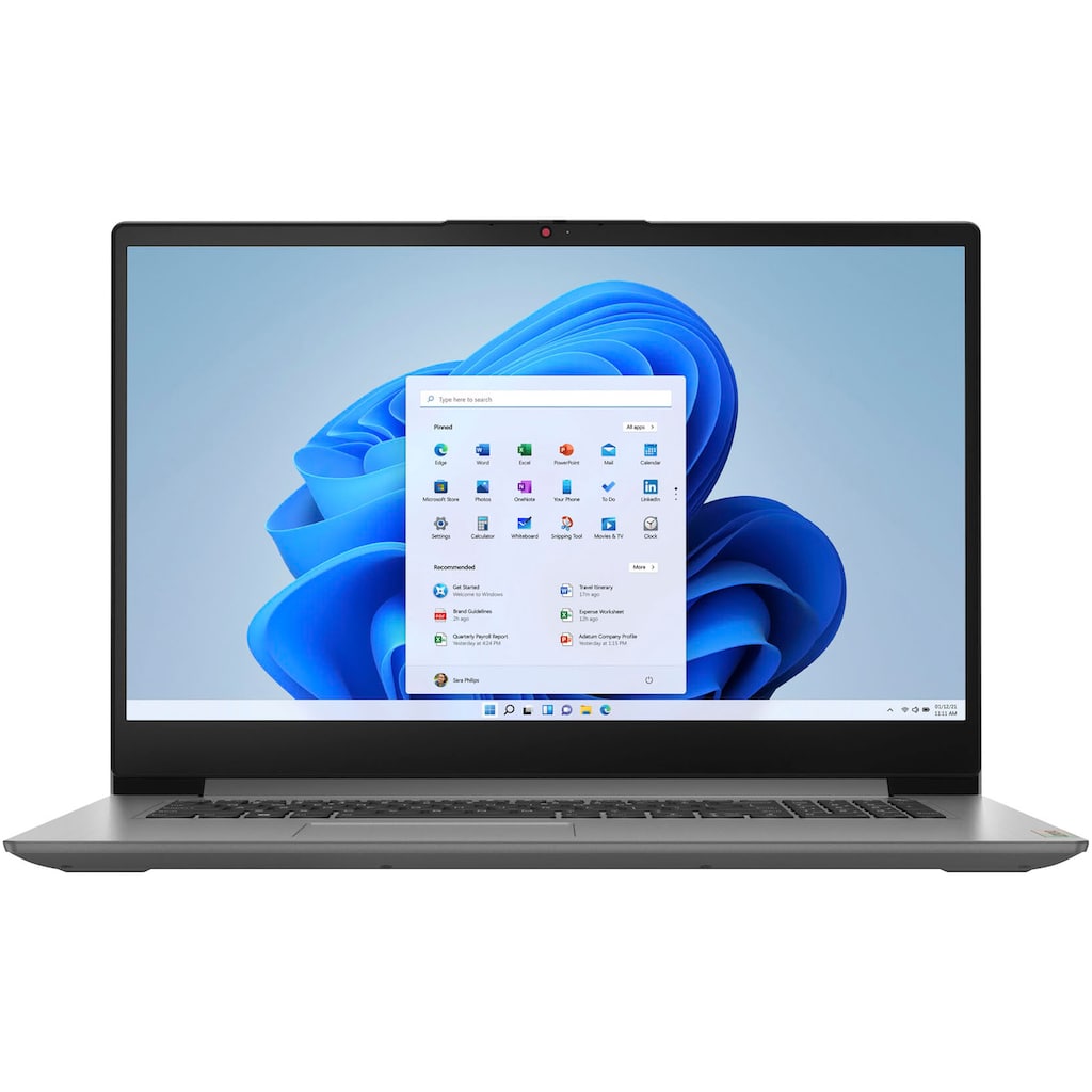 Lenovo Notebook »IdeaPad 3 17IAU7«, 43,94 cm, / 17,3 Zoll, Intel, Pentium Gold, UHD Graphics, 512 GB SSD