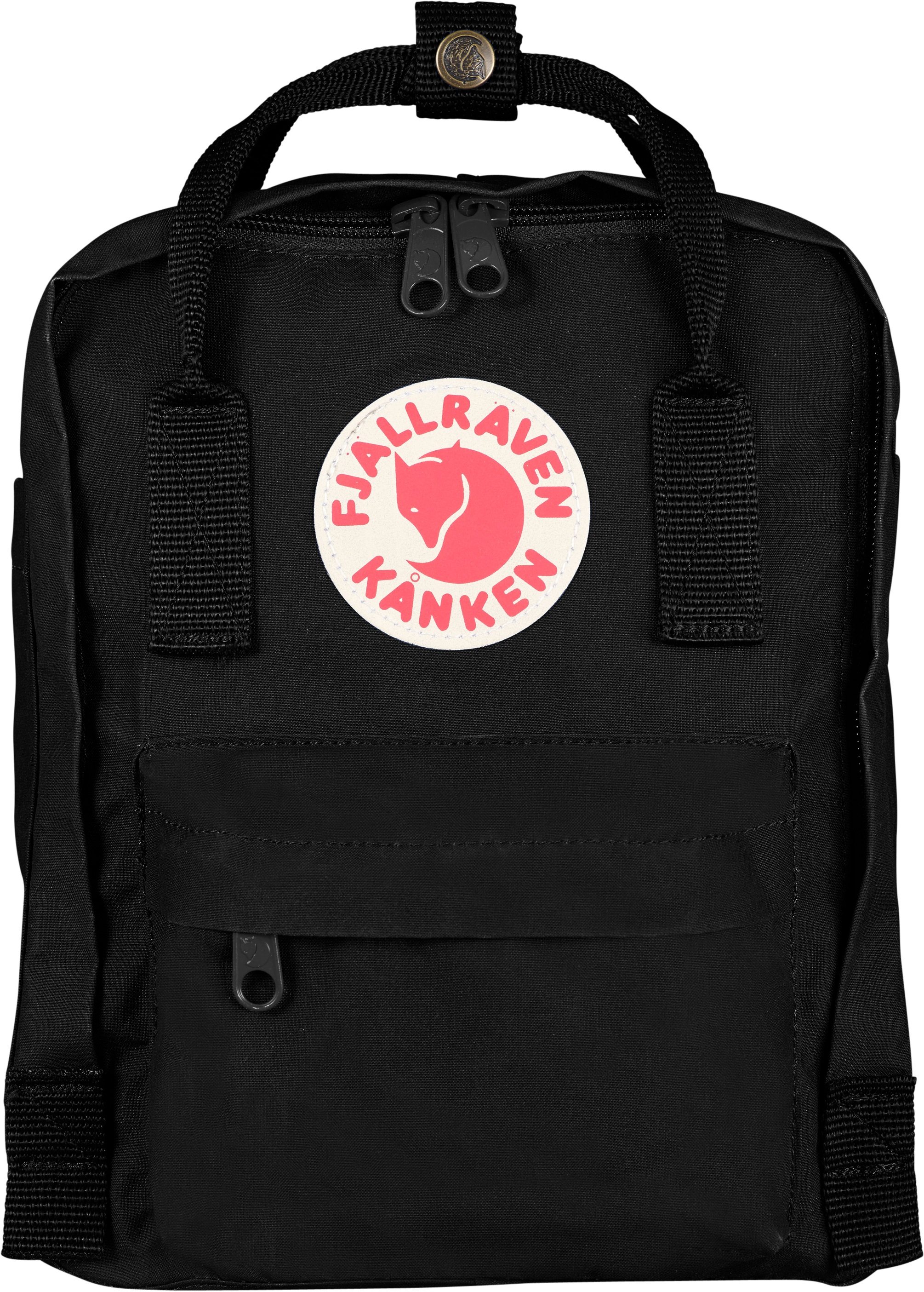 Fjällräven Freizeitrucksack »Kanken Mini, black«, retroreflektierende Flächen