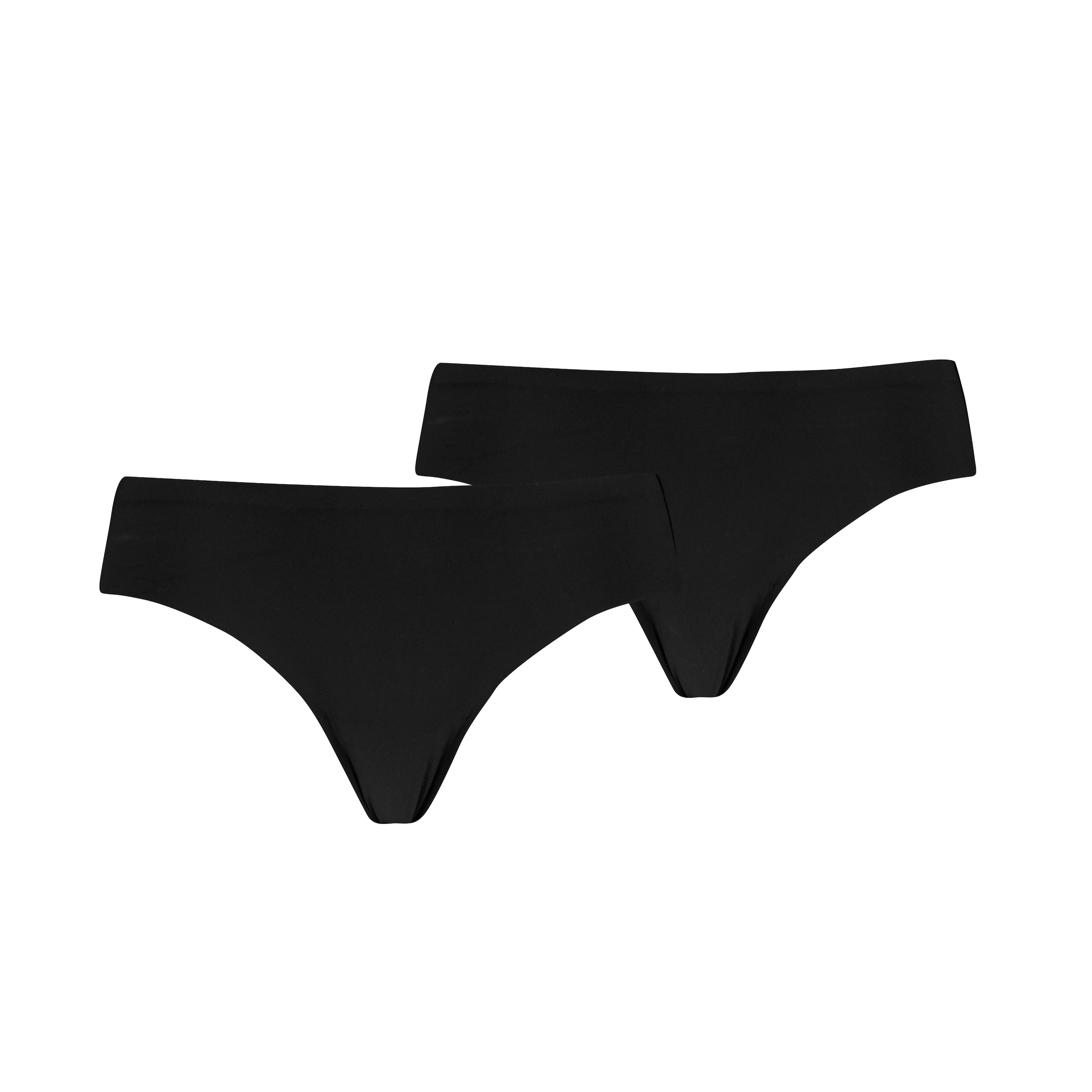 PUMA Brasilslip »PUMA WOMEN MICROFIBER BRAZILIAN BRIEFS« 2er Pack,  nahtlose Ränder für eine unsichtbare Passform