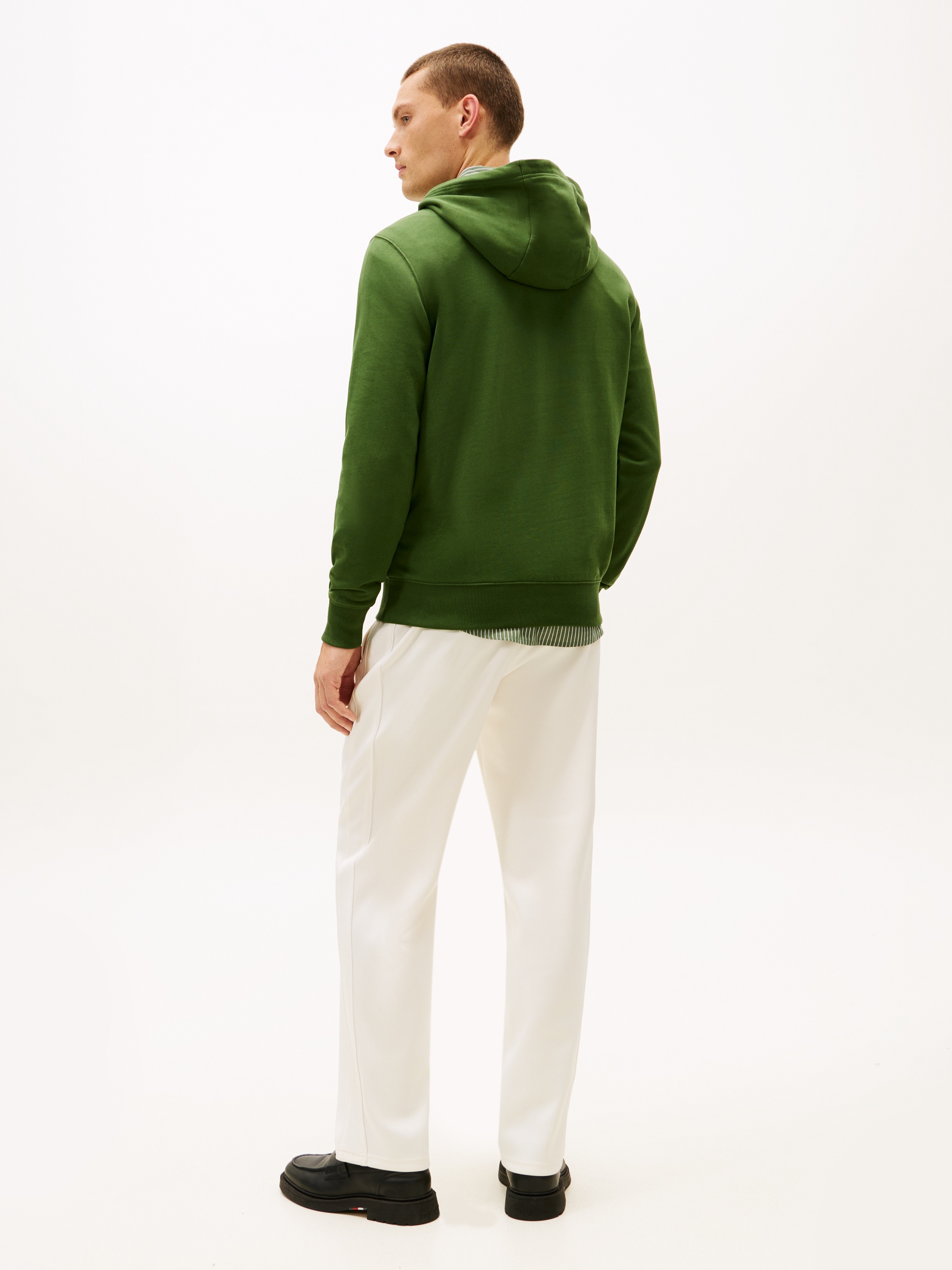 Tommy Hilfiger Hoodie »ESSENTIAL TERRY«, mit Tunnelzug und Flag-Stickerei
