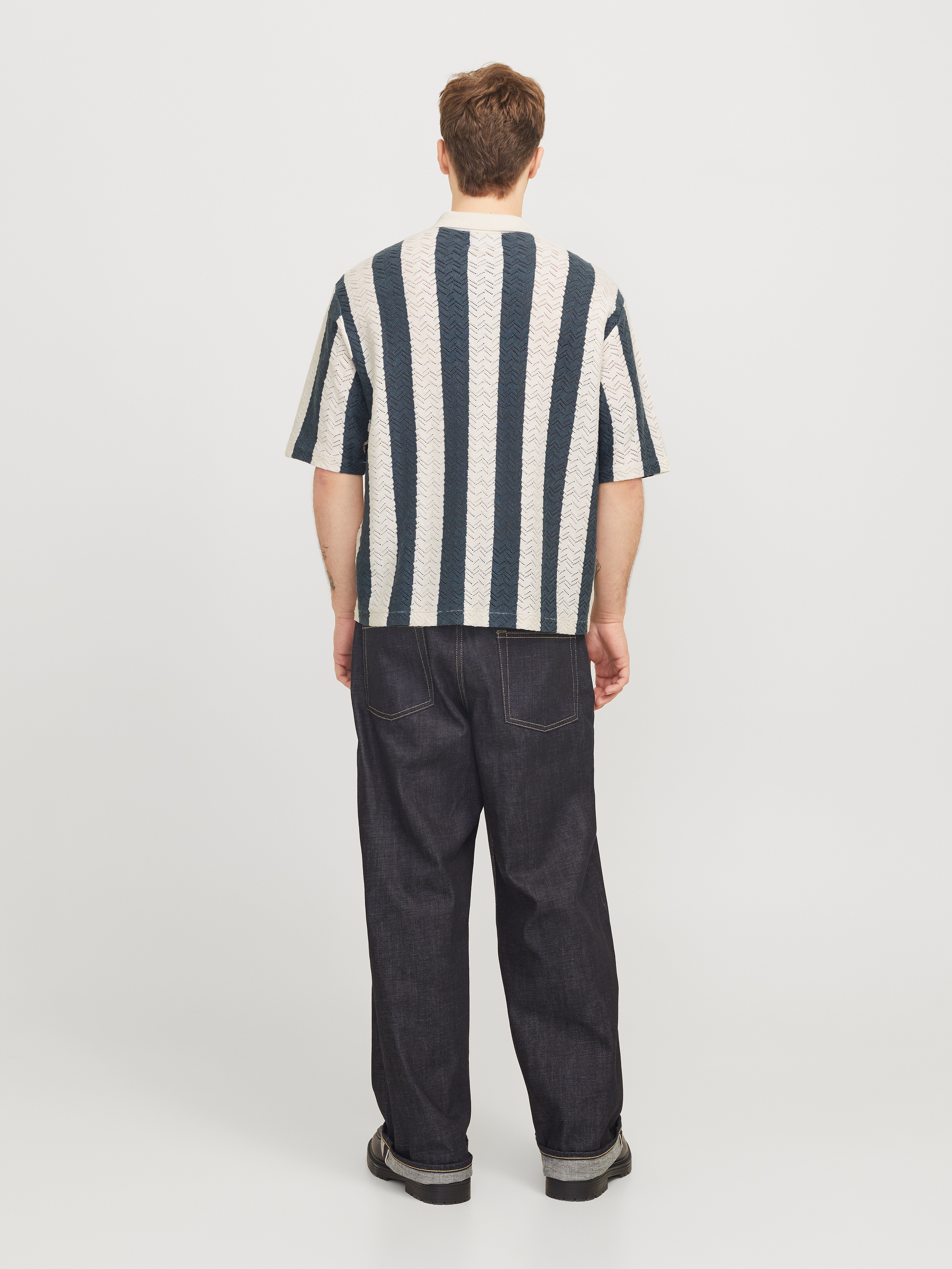 Jack & Jones Polokragenpullover »JORTYLER KNIT SS POLO SN«