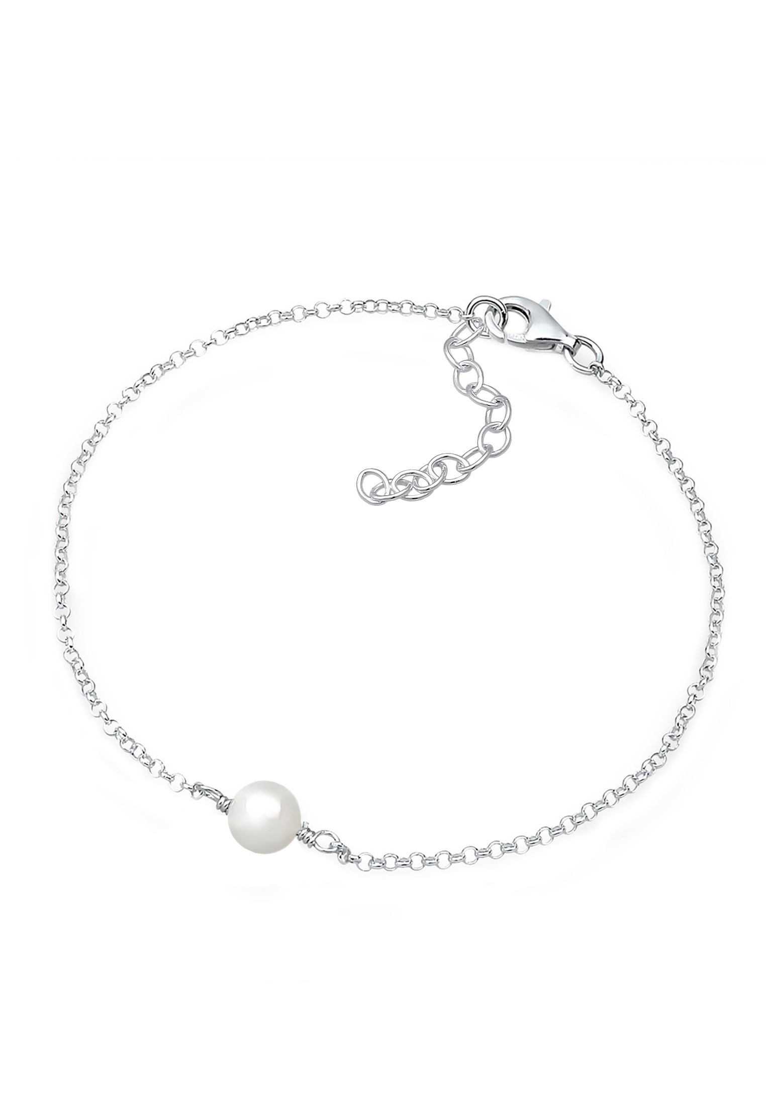 Elli Armkette »Armband Muschelkernperle 925 Sterling Silber«