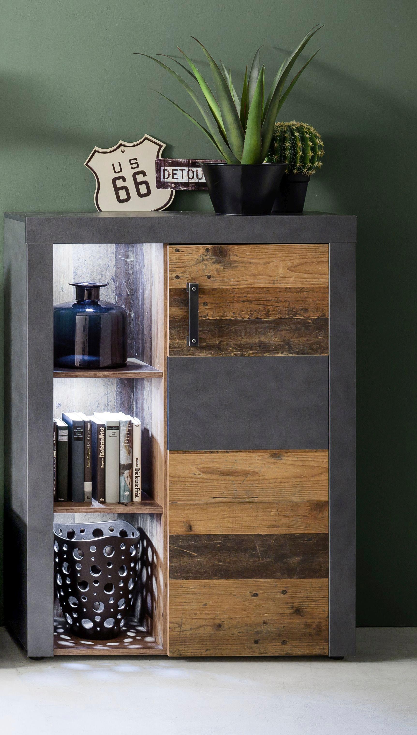 OTTO moderner Industrial bei INOSIGN Style, online Beleuchtung Stauraumschrank optional »Ilana«,