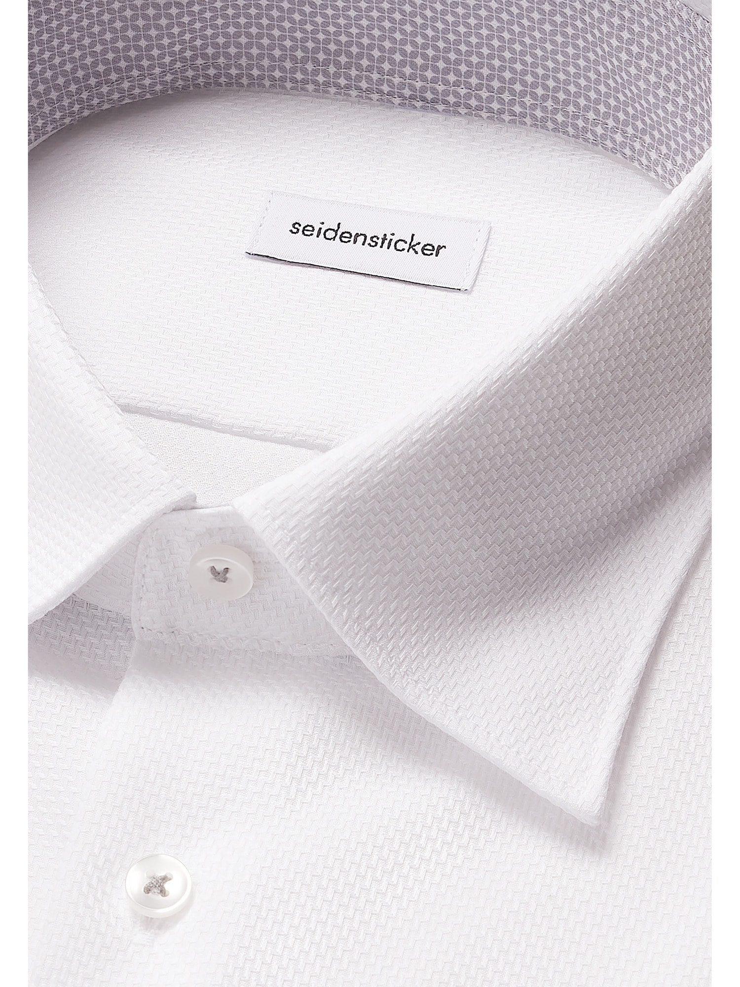 seidensticker Businesshemd »Schwarze Rose«, Shaped 1/1 Covered-Button-Down-Kragen