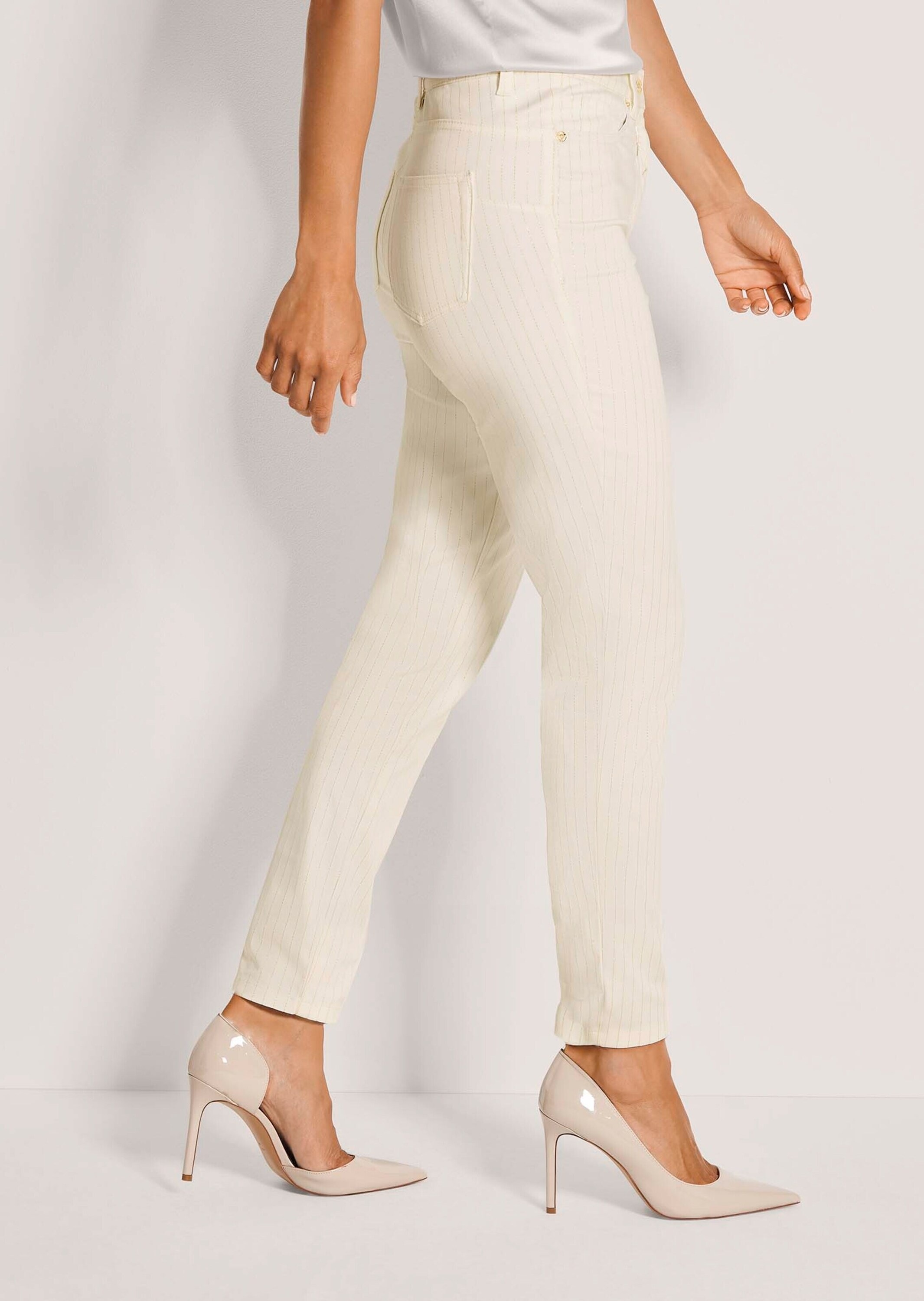 MADELEINE Stoffhose »Jerseyhose Baumwollhose mit Nadelstreifen«